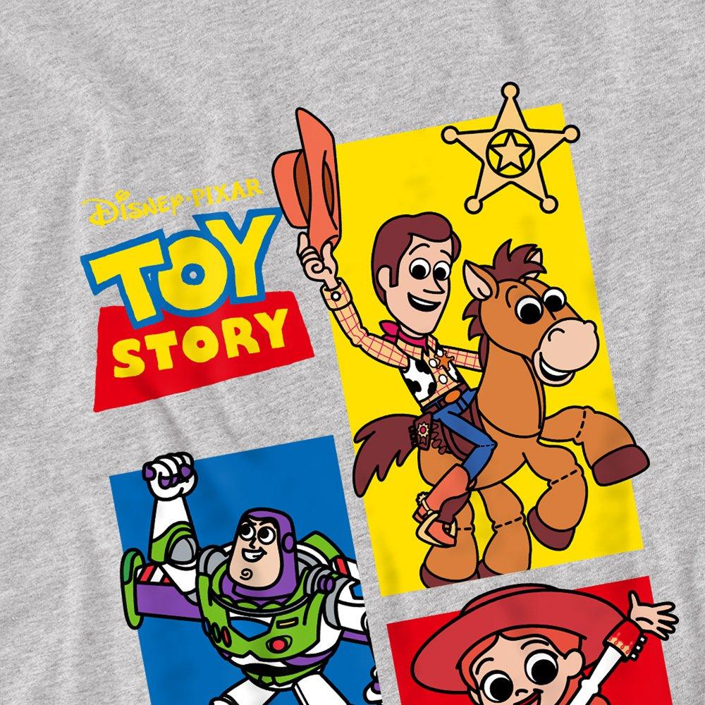 Light Grey - Disney - Jessie Woody Bullseye Buzz Cute Group Kids T-Shirt - 2