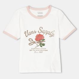 Vans Kids' Supply Boutique Ringer White/Sepia Beach Shorts