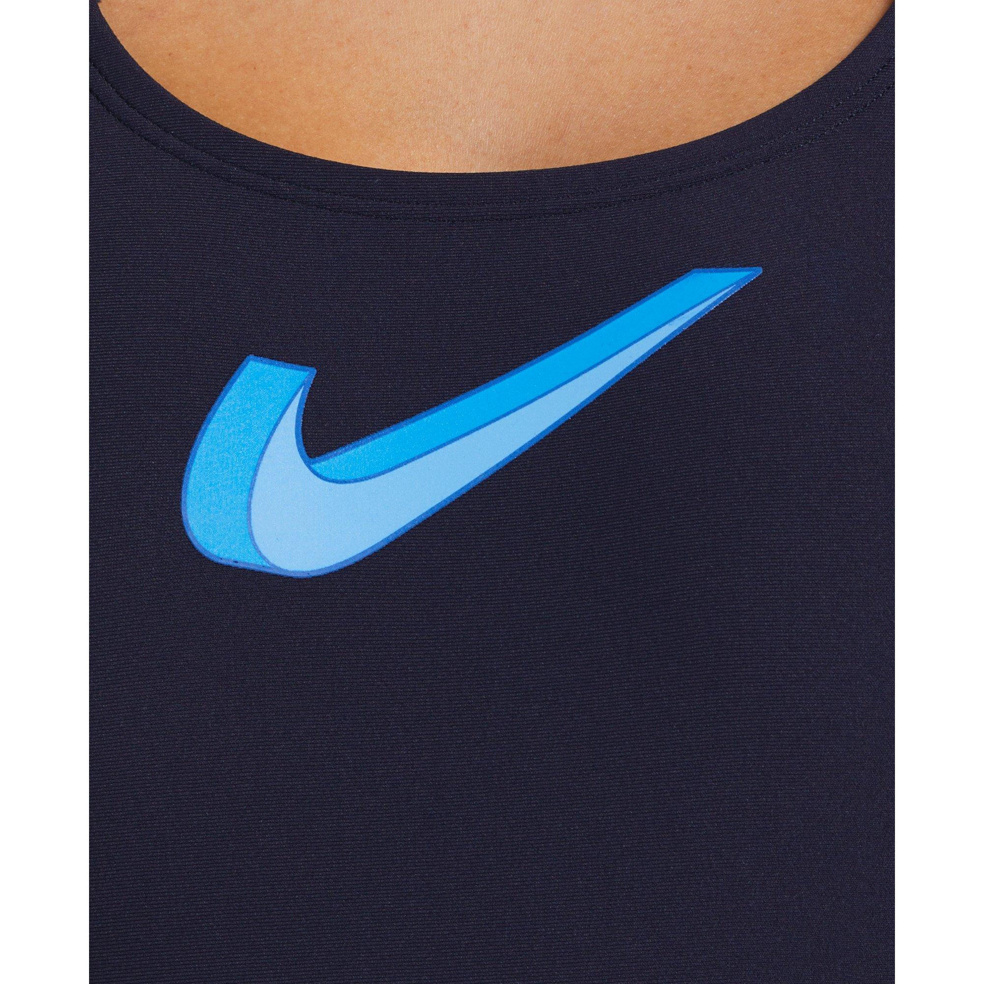 Azul marino medianoche - Nike - Swim HydraStrong 3D Swoosh Swimsuit. - 4