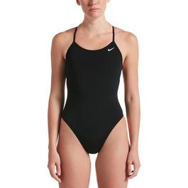 Nike Swim HydraStrong Lace-Up Tie-Back One-Piece Swimsuit