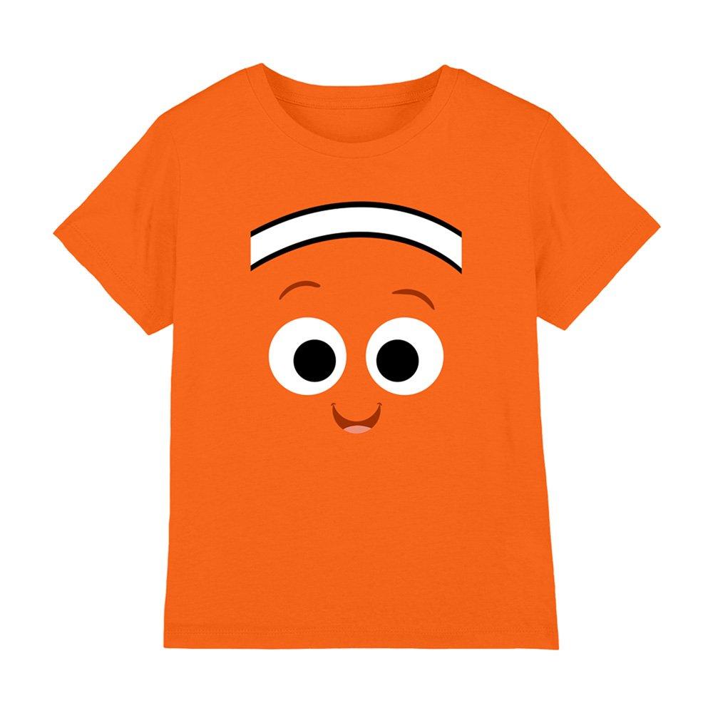 Orange - Disney - Disney Finding Nemo Face Kids T-Shirt Orange - 1