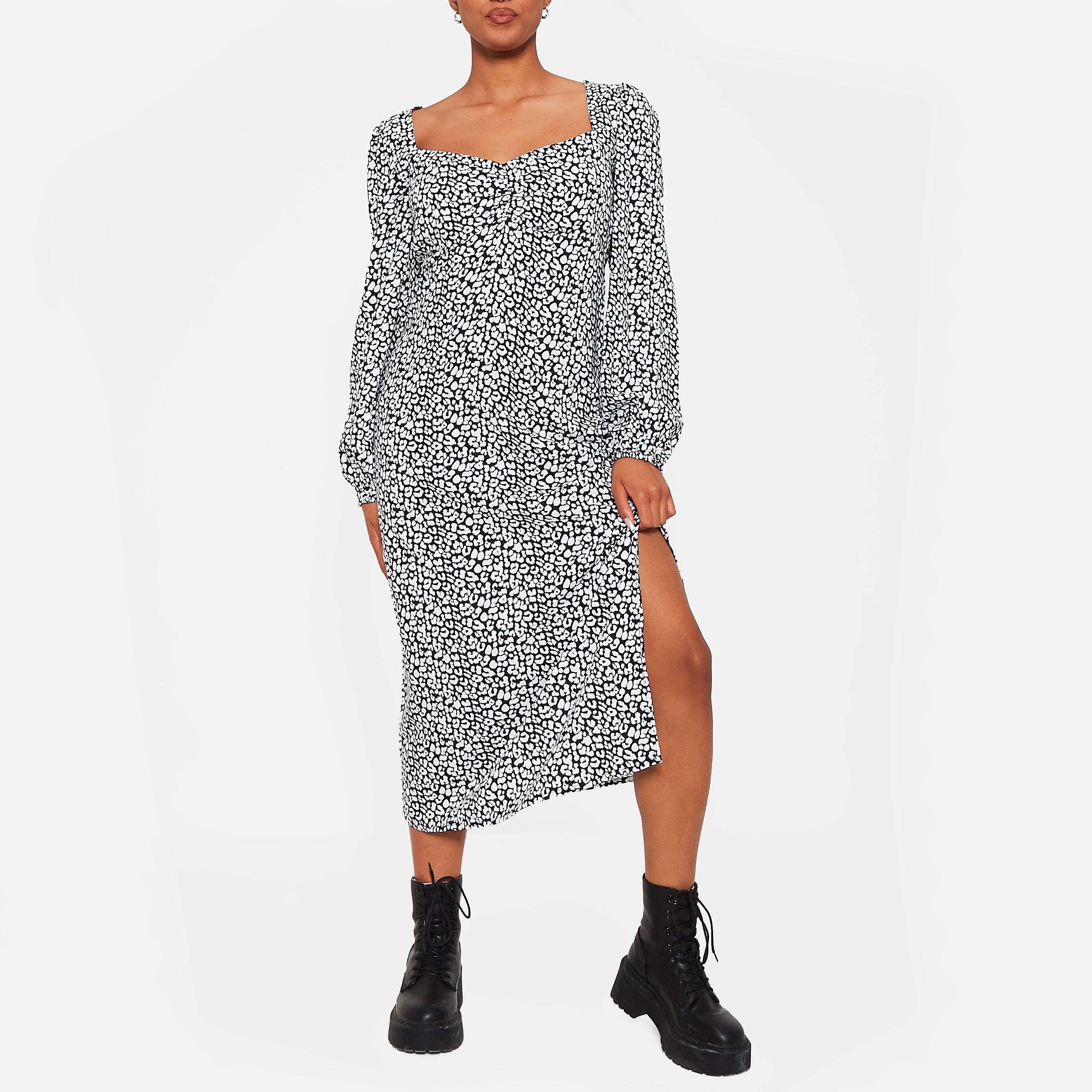 BLACK LEOPARD - I Saw It First - ISAWITFIRST Printed Midaxi Dress - 1