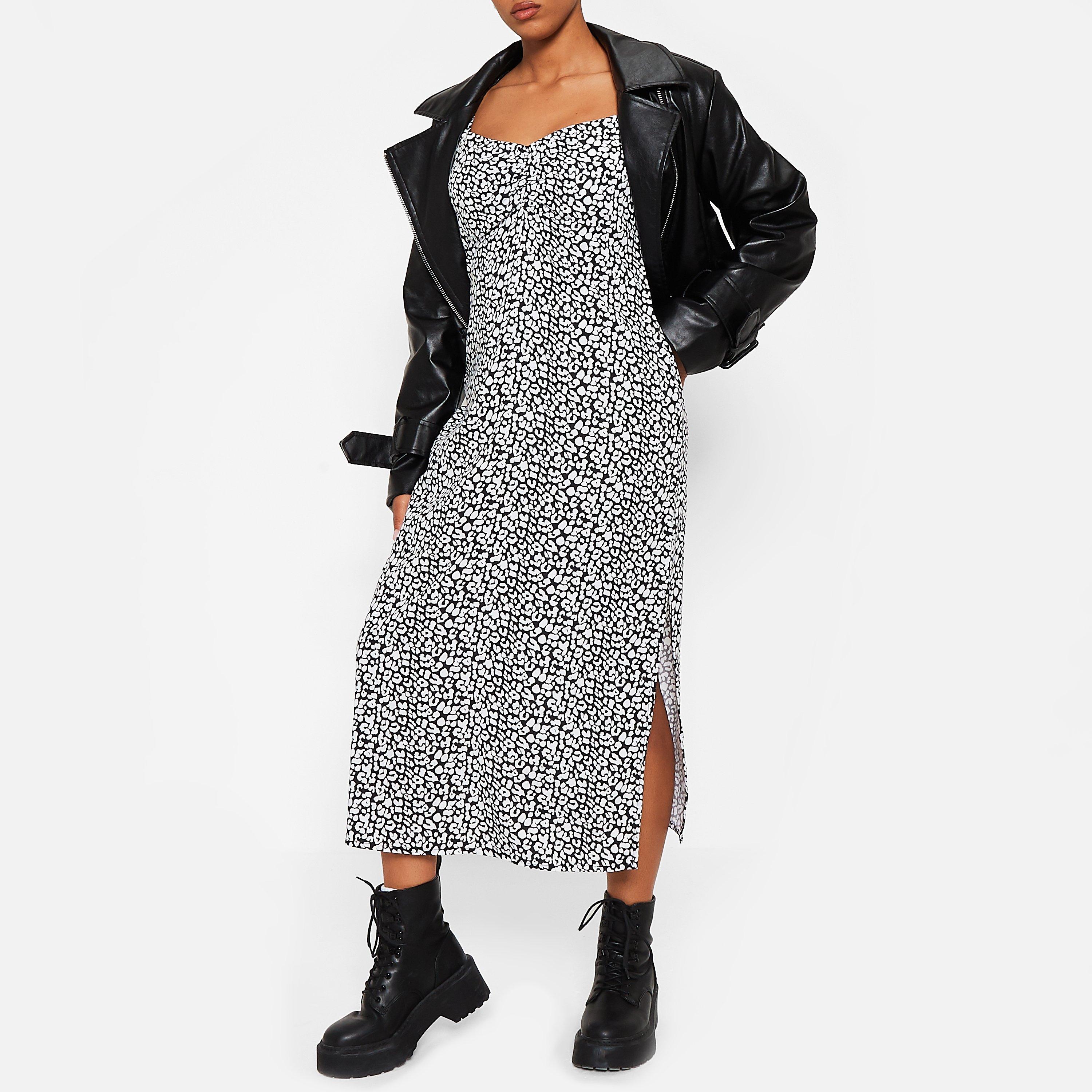 BLACK LEOPARD - I Saw It First - ISAWITFIRST Printed Midaxi Dress - 2