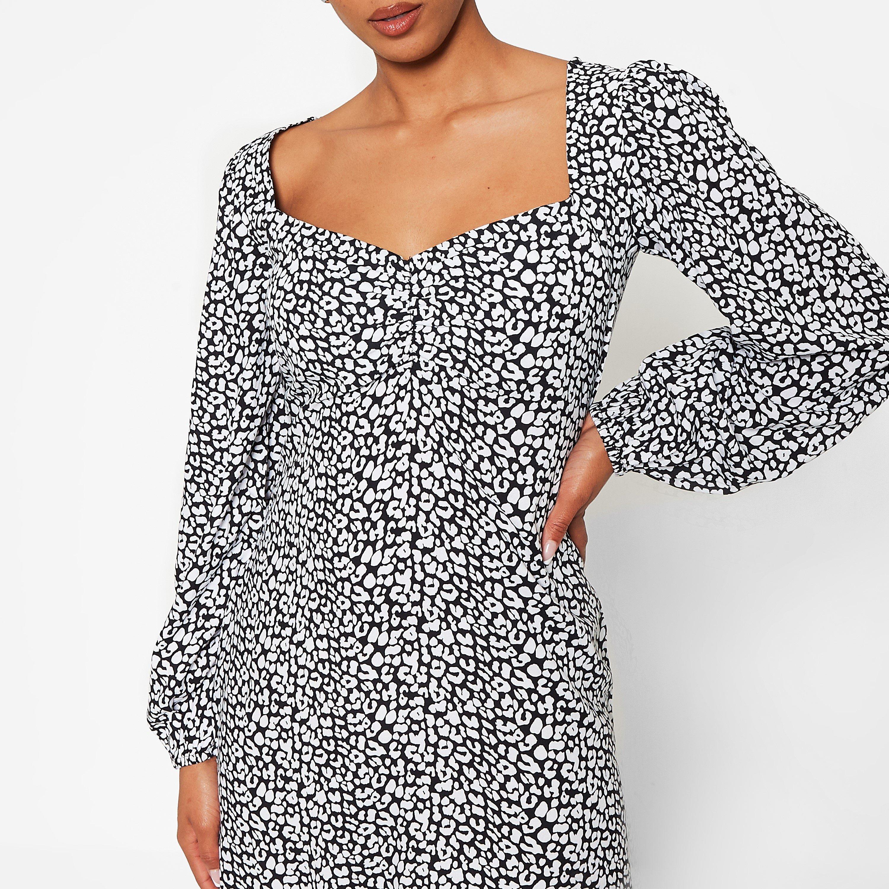 BLACK LEOPARD - I Saw It First - ISAWITFIRST Printed Midaxi Dress - 4