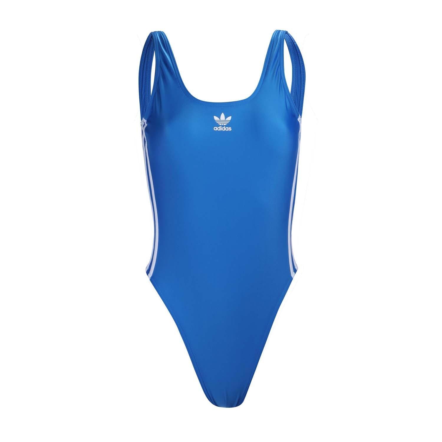 Blue - adidas Originals - Adicolor 3-Stripes Swimsuit - 1