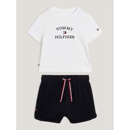 Tommy Hilfiger Logo T-Shirt and Shorts Set Infants