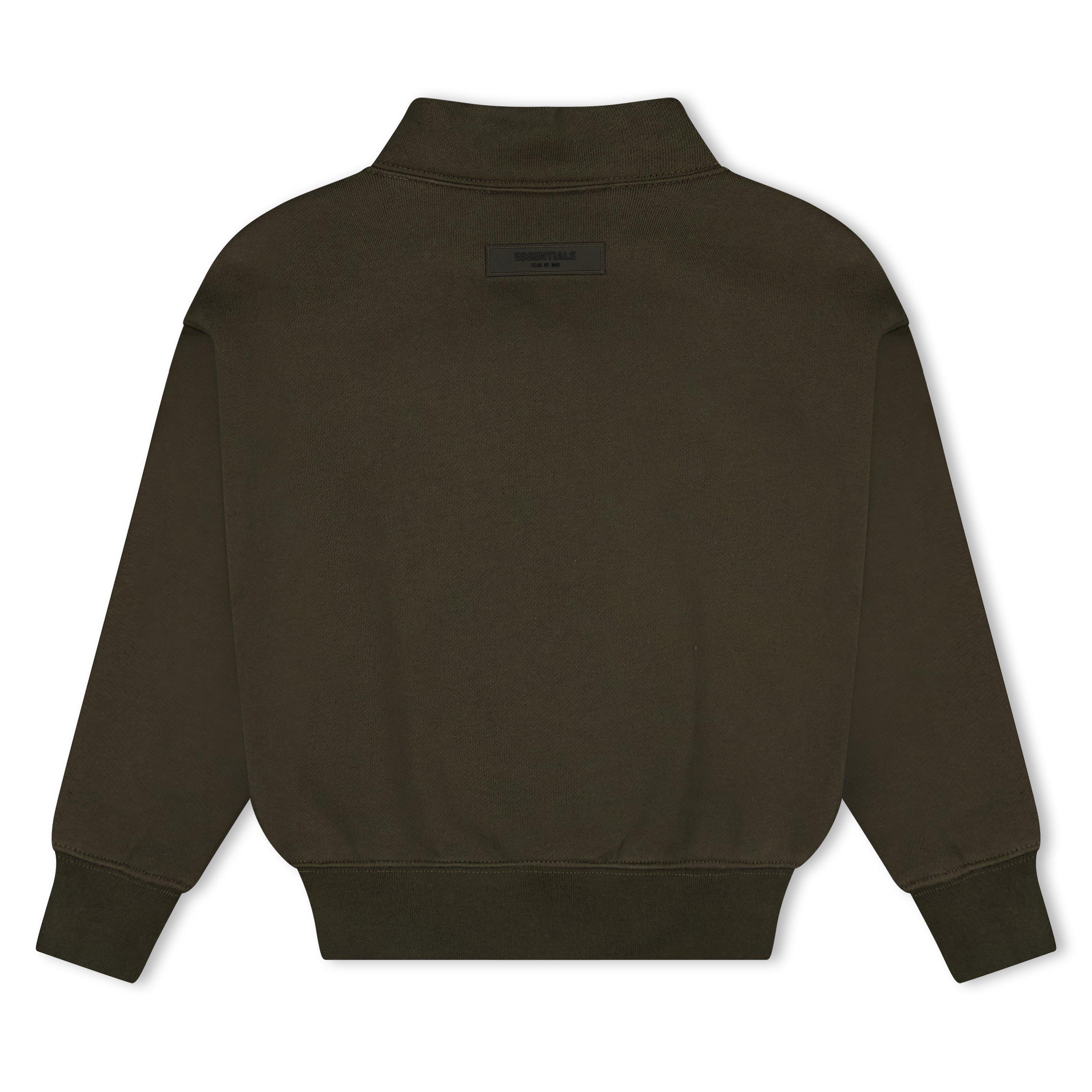 Off Black - Fear Of God Essentials - Unisex Kids' Long Sleeve Mock Neck Turtle Jumper - 2