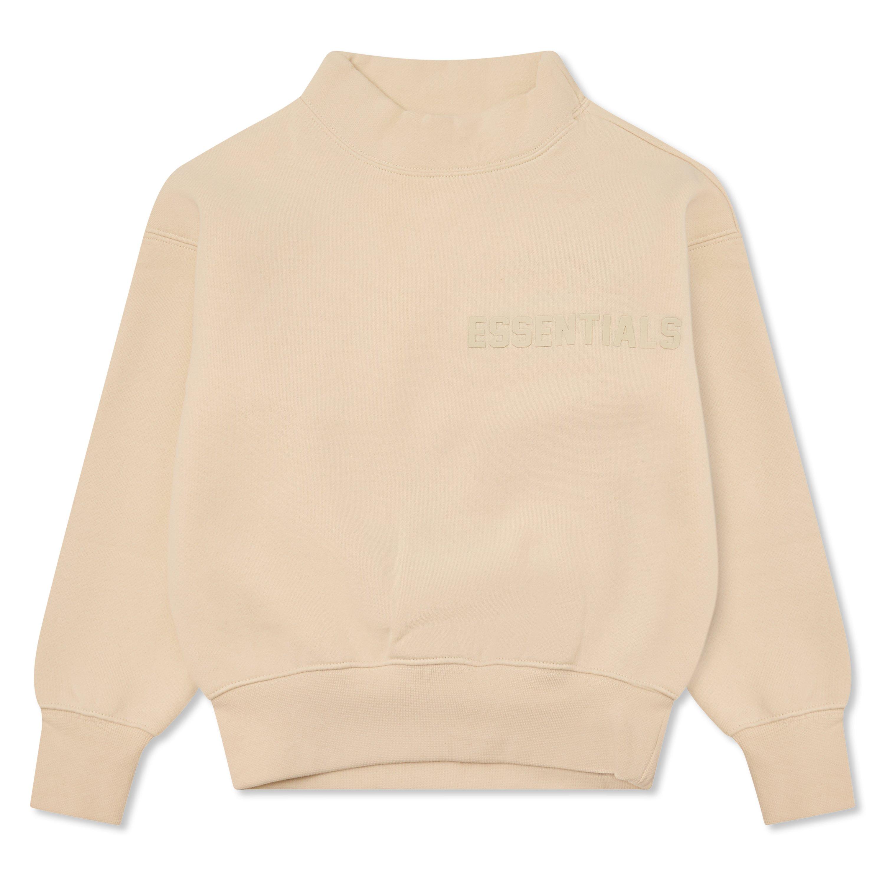 Egg Shell - Fear Of God Essentials - Unisex Kids' Long Sleeve Mock Neck Turtle Jumper - 1
