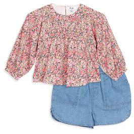 Be You Younger Younger Girls Blouse And Short Set