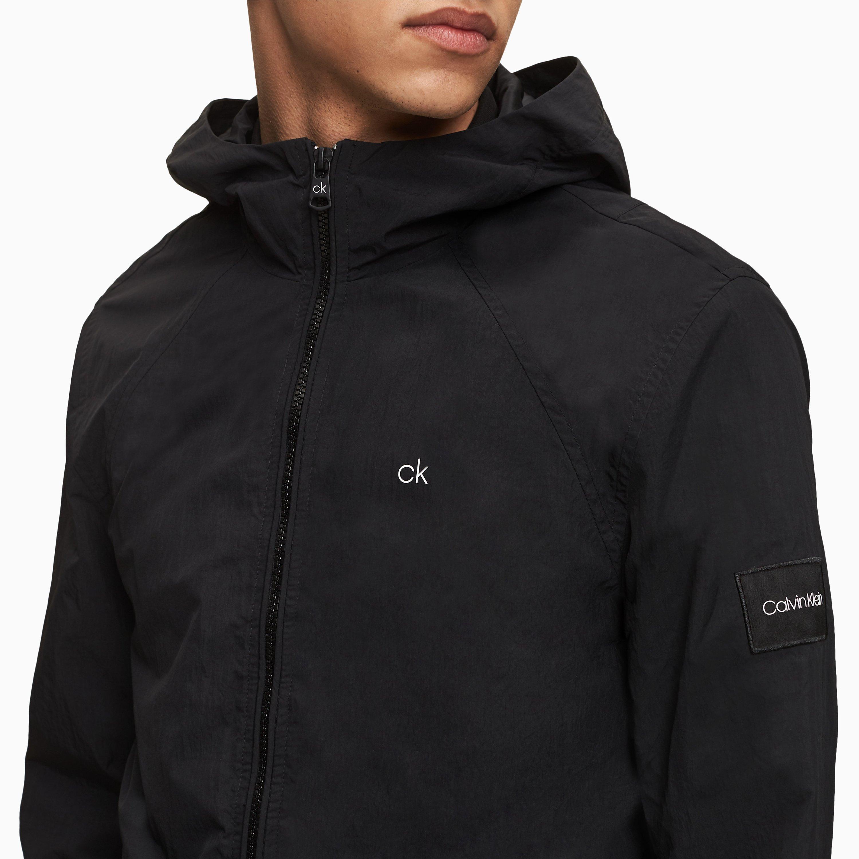 Zwart - Calvin Klein Jeans - Hooded Windbreaker - 4