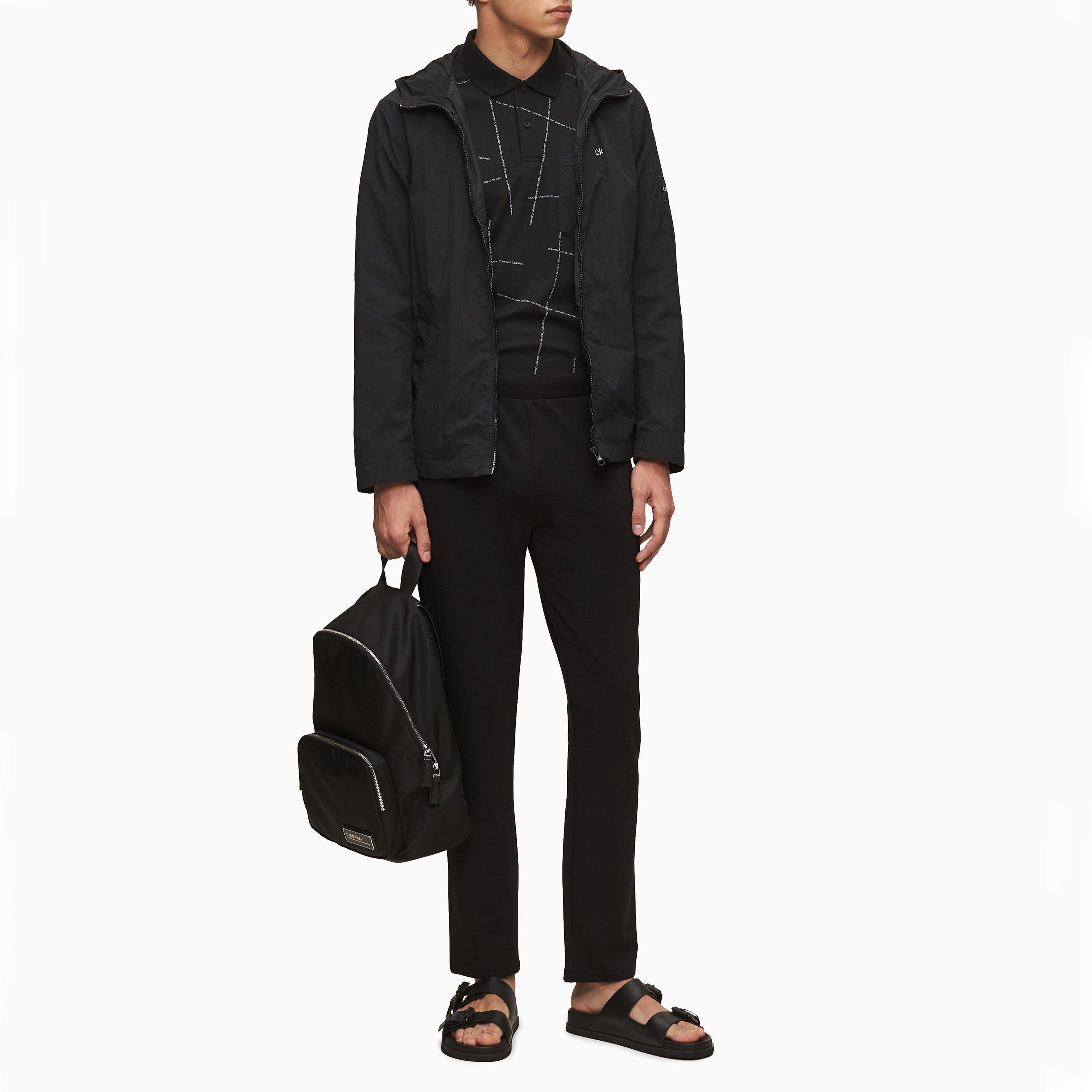 Zwart - Calvin Klein Jeans - Hooded Windbreaker - 5