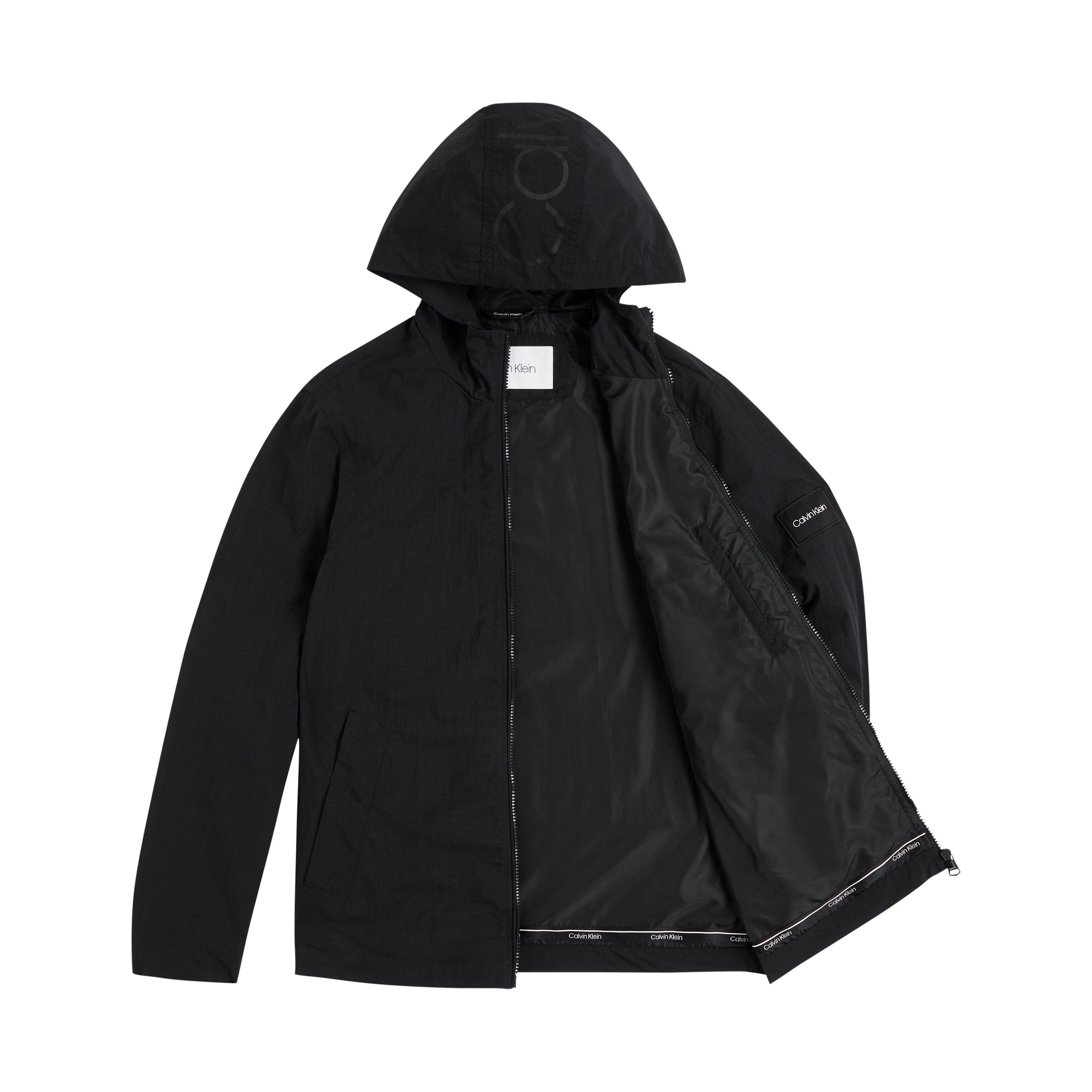 Zwart - Calvin Klein Jeans - Hooded Windbreaker - 6