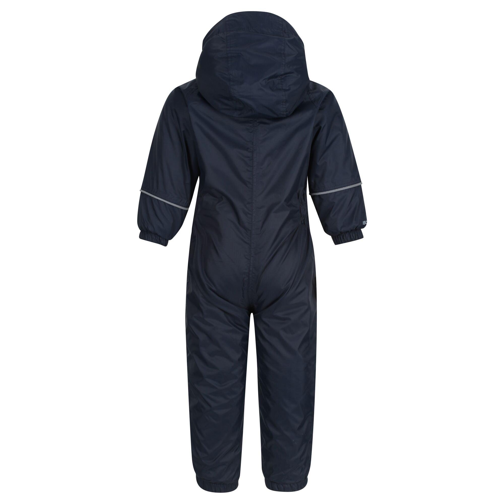 Navy Blue - Regatta - Kids' Splosh III Fleece Lined Ski Suit - 6