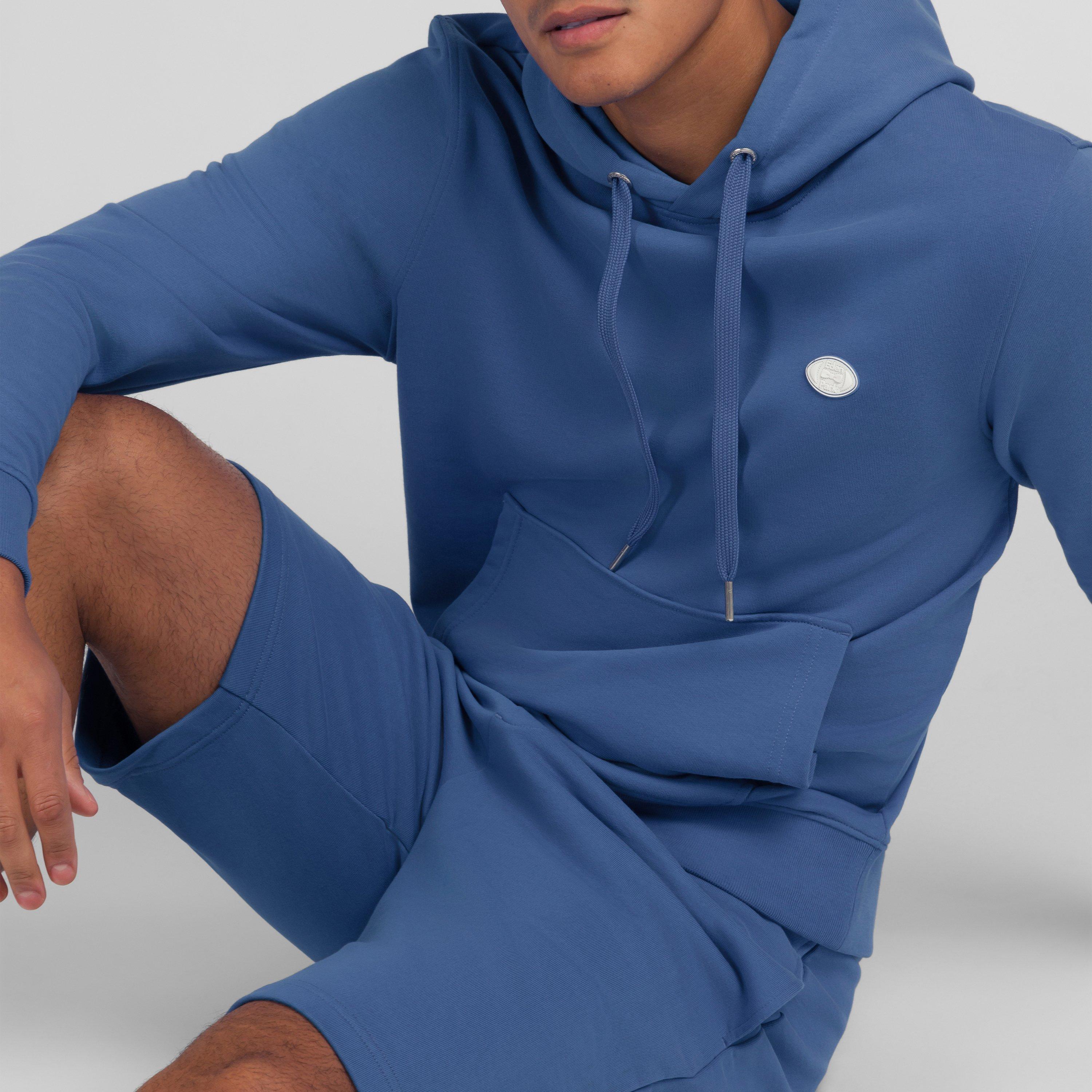 Blv10 - Eden Park - Plain blue hooded sweatshirt - 3