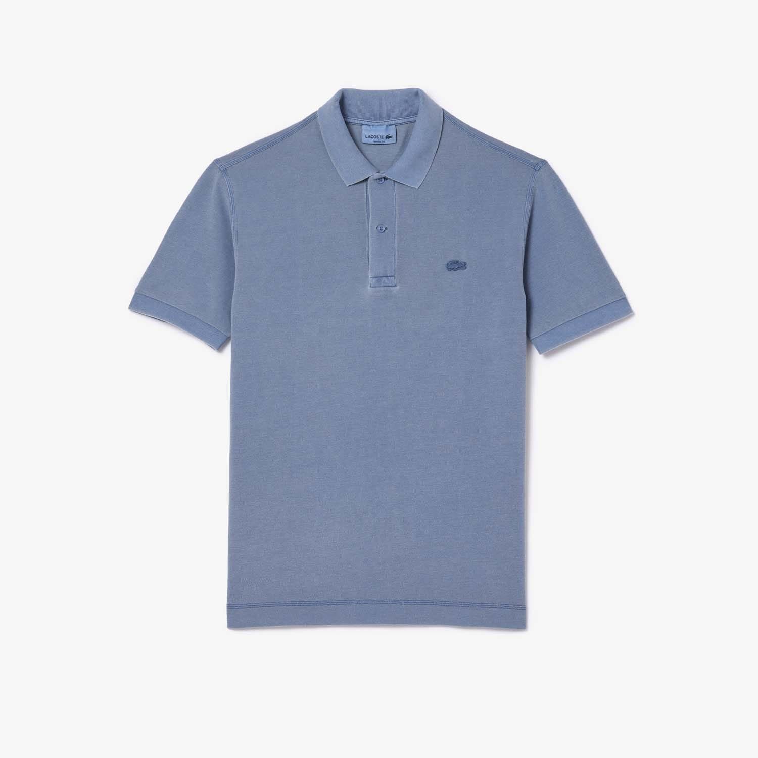 Stone - Lacoste - Classic-Fit Natural Dye Polo Shirt - 4