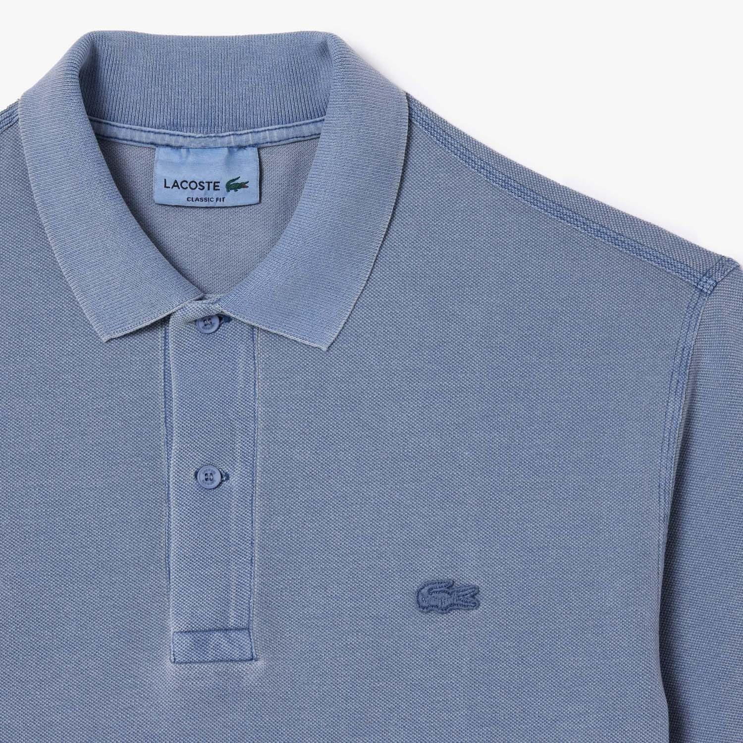 Stone - Lacoste - Classic-Fit Natural Dye Polo Shirt - 5