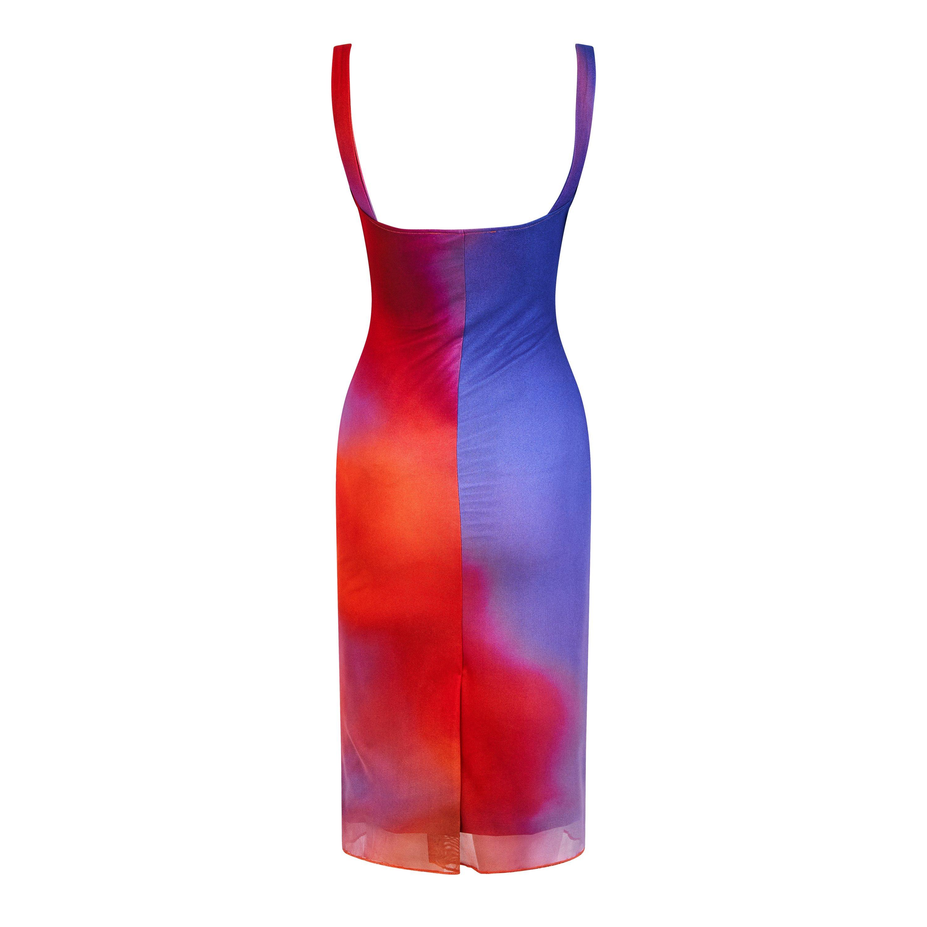 Red - Fiorucci - Women's Gloria Midi Corset Dress - 5