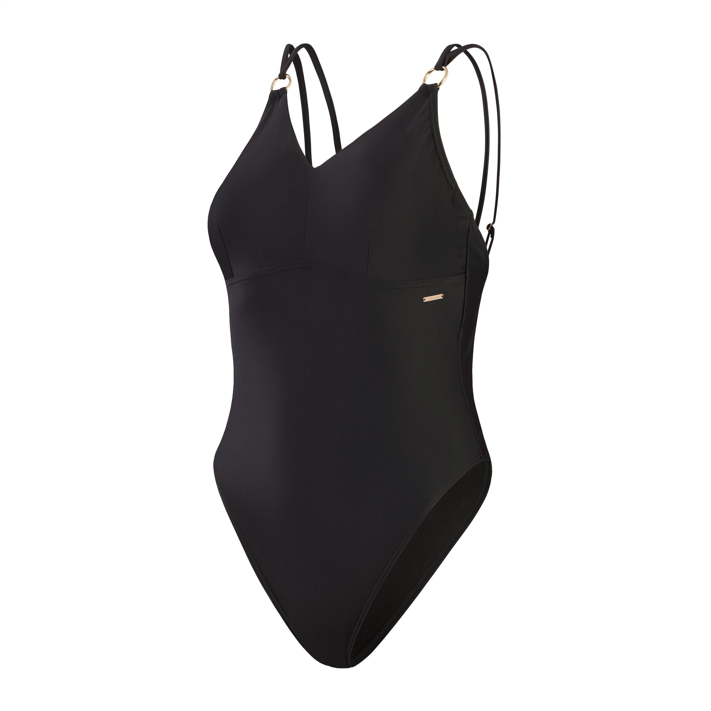 Speedo Women's Shaping Strappy 1 Piece - Black - 32/8