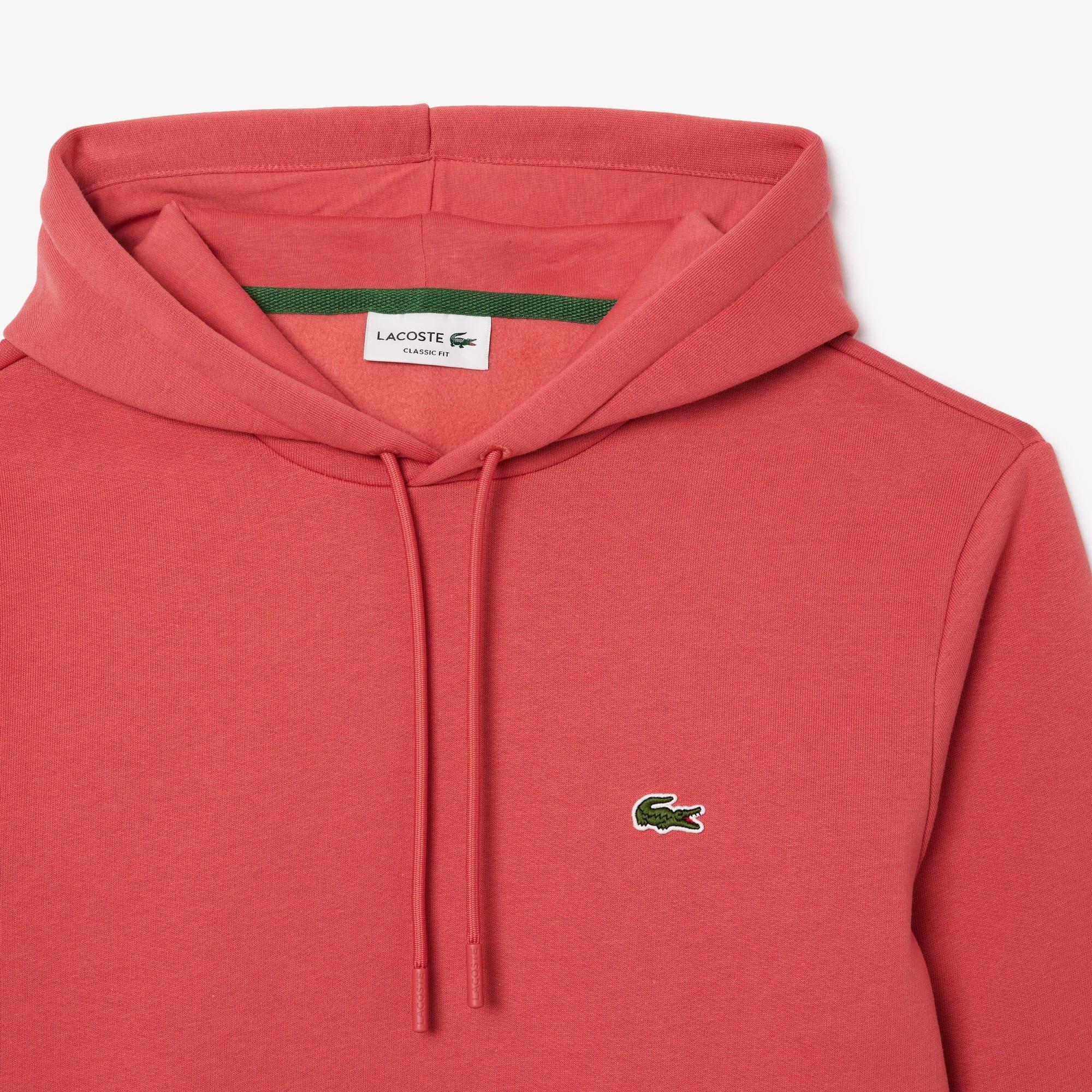 Red - Lacoste - Organic Cotton Hoodie - 2