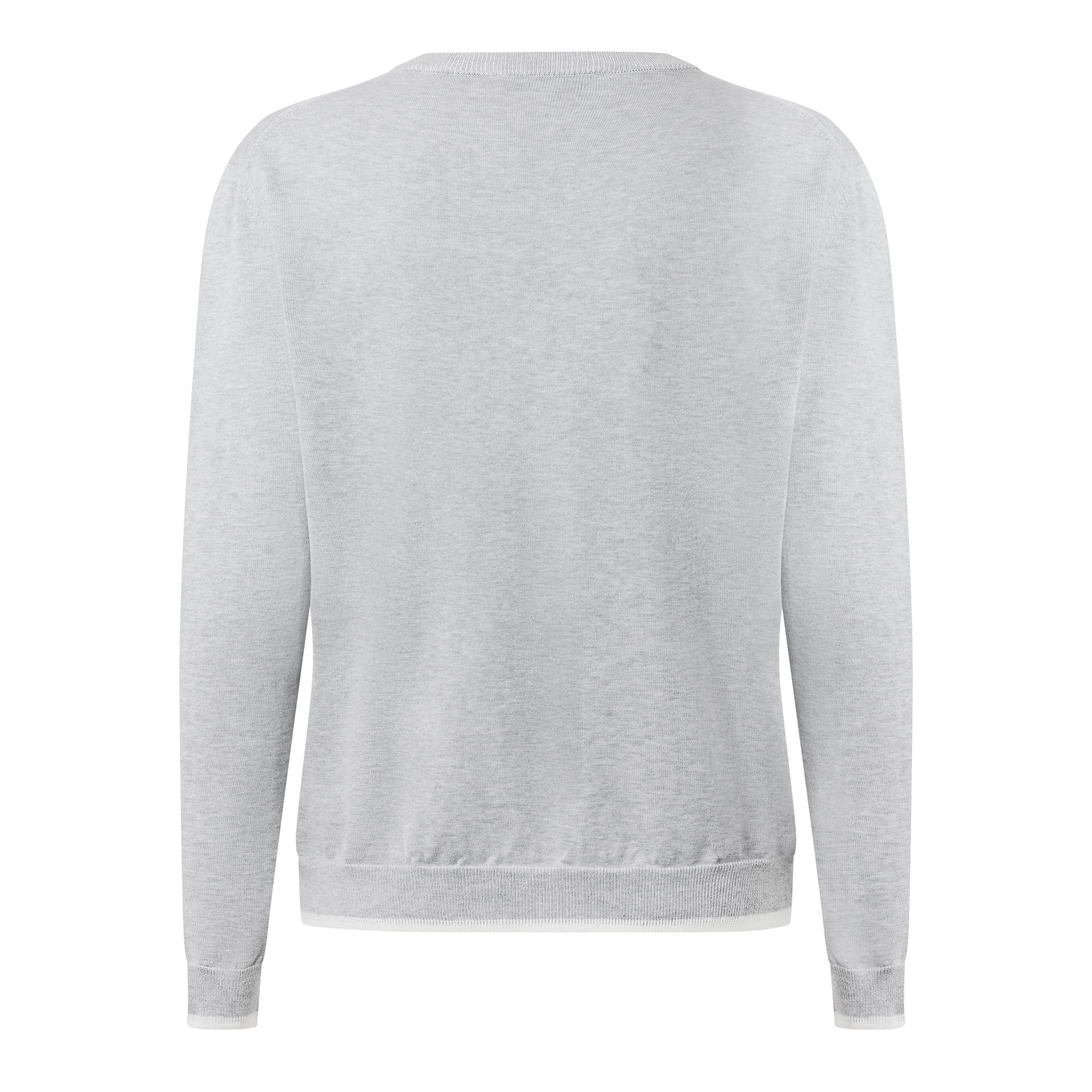 Grey - Maison Kitsune - Bold Fox Head Patch Regular Cardigan - 2