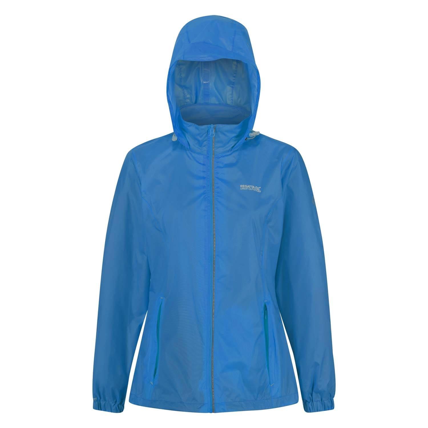 Blue - Regatta - Corinne IV Waterproof Packable Jacket - 3