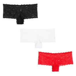 Be You 3 Pack Lace Shortie Briefs