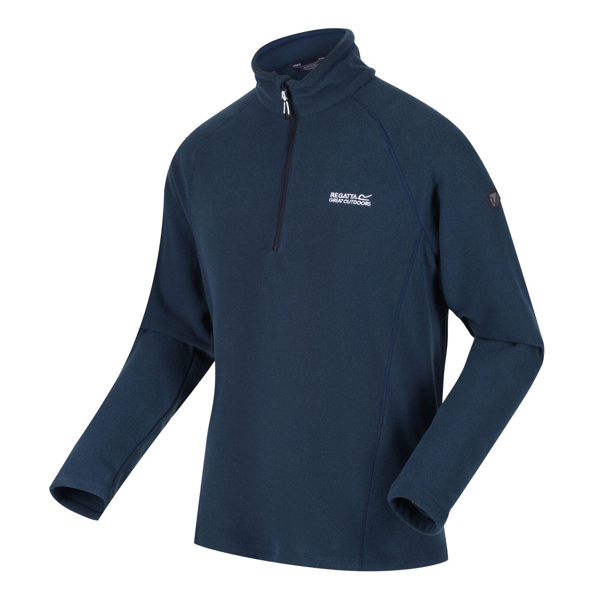 Navy Blue - Regatta - Men's Kenger Midweight 1/4-Zip Fleece Top - 7