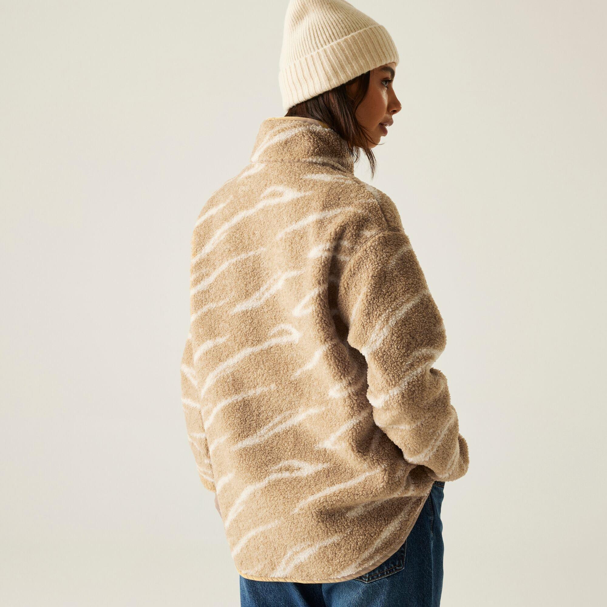 Beige - Regatta - Womens Frankie Borg Half Zip Fleece - 2
