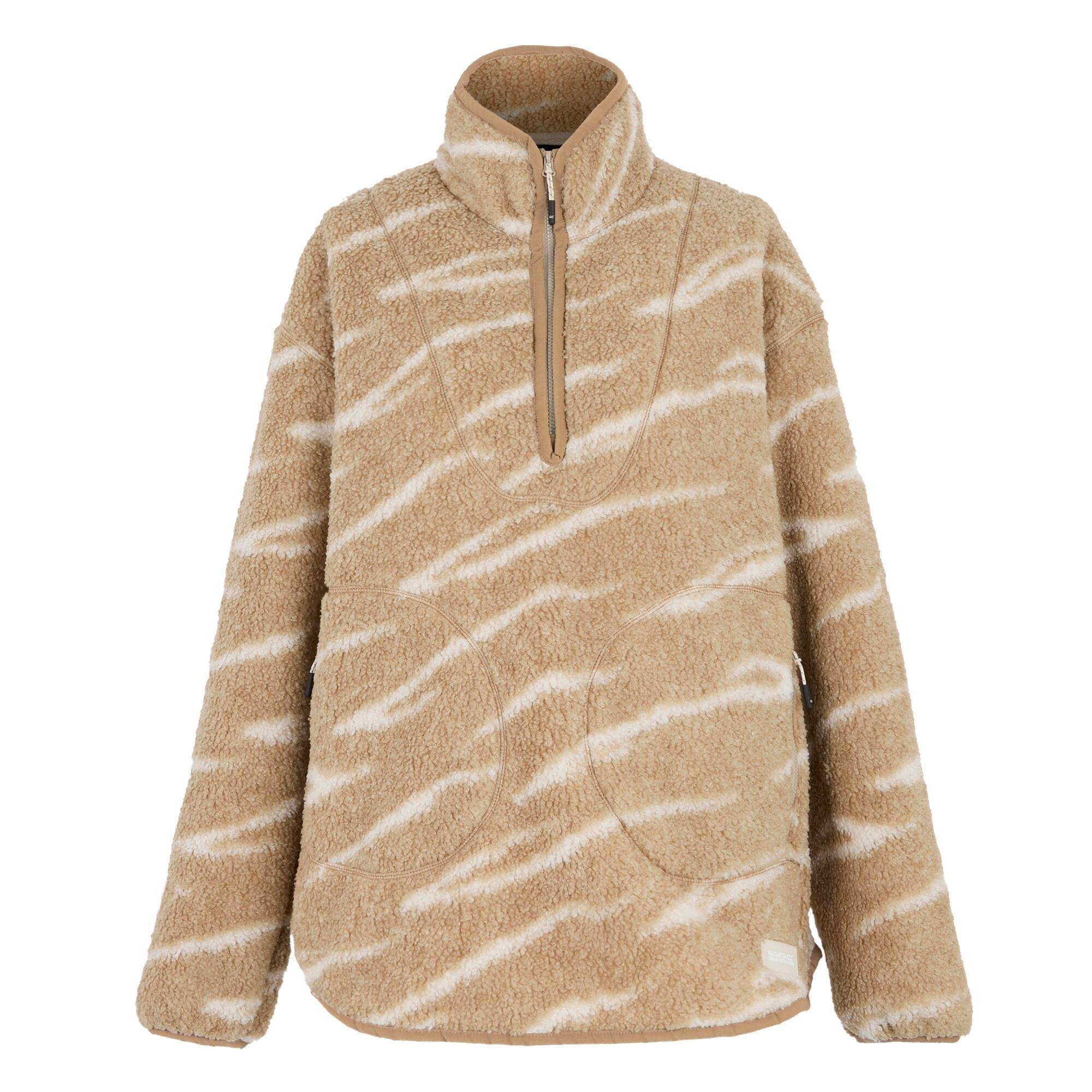 Beige - Regatta - Womens Frankie Borg Half Zip Fleece - 6