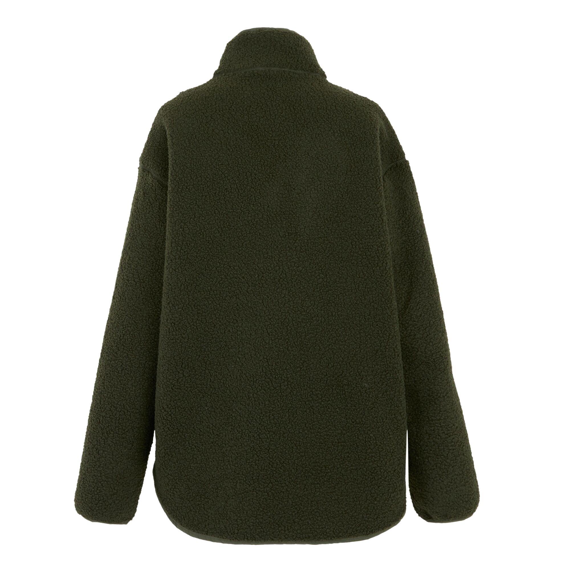 Dark Khaki - Regatta - Womens Frankie Borg Half Zip Fleece - 7