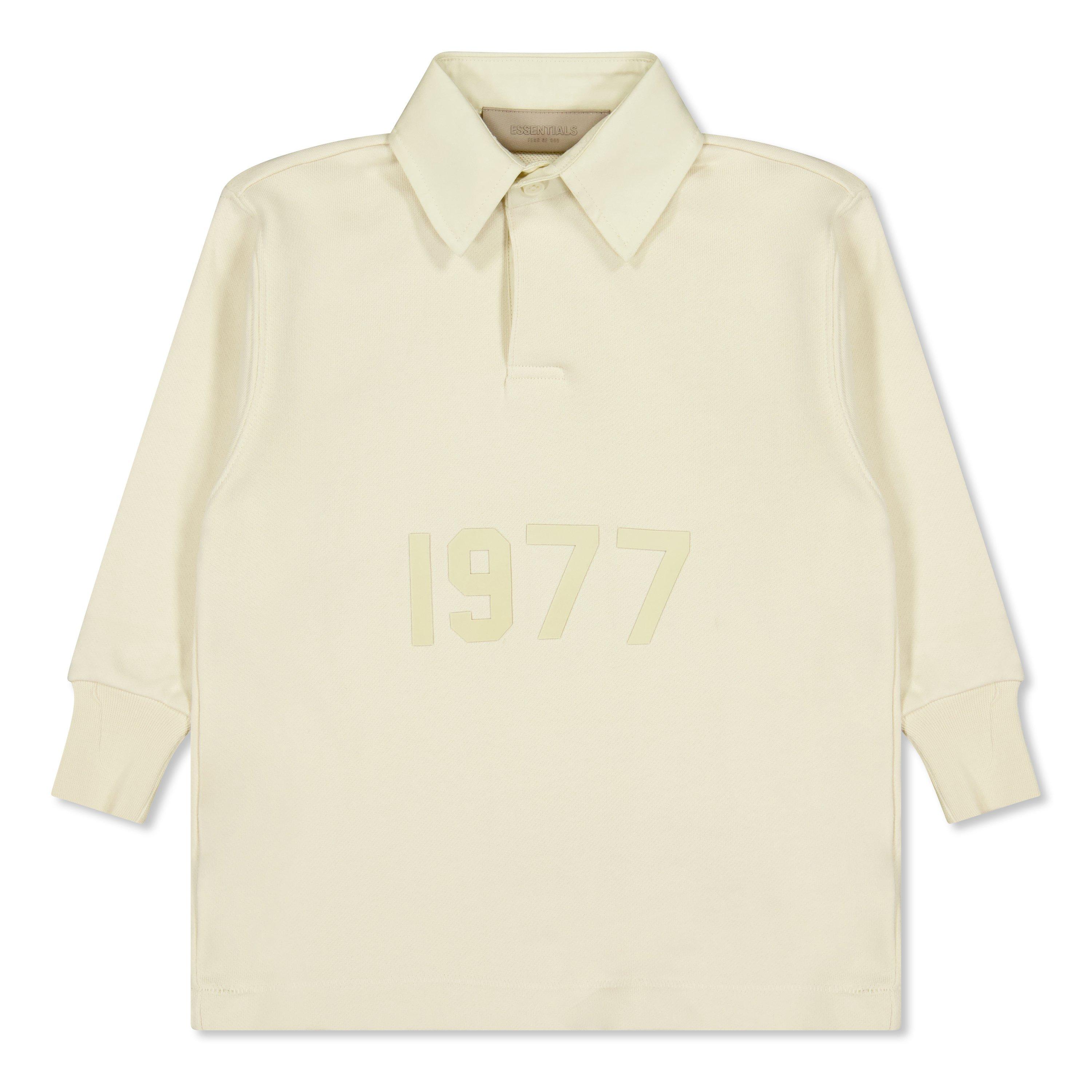 Egg Shell - Fear Of God Essentials - Unisex Kids' Henley Rugby Long Sleeve T-Shirt - 1