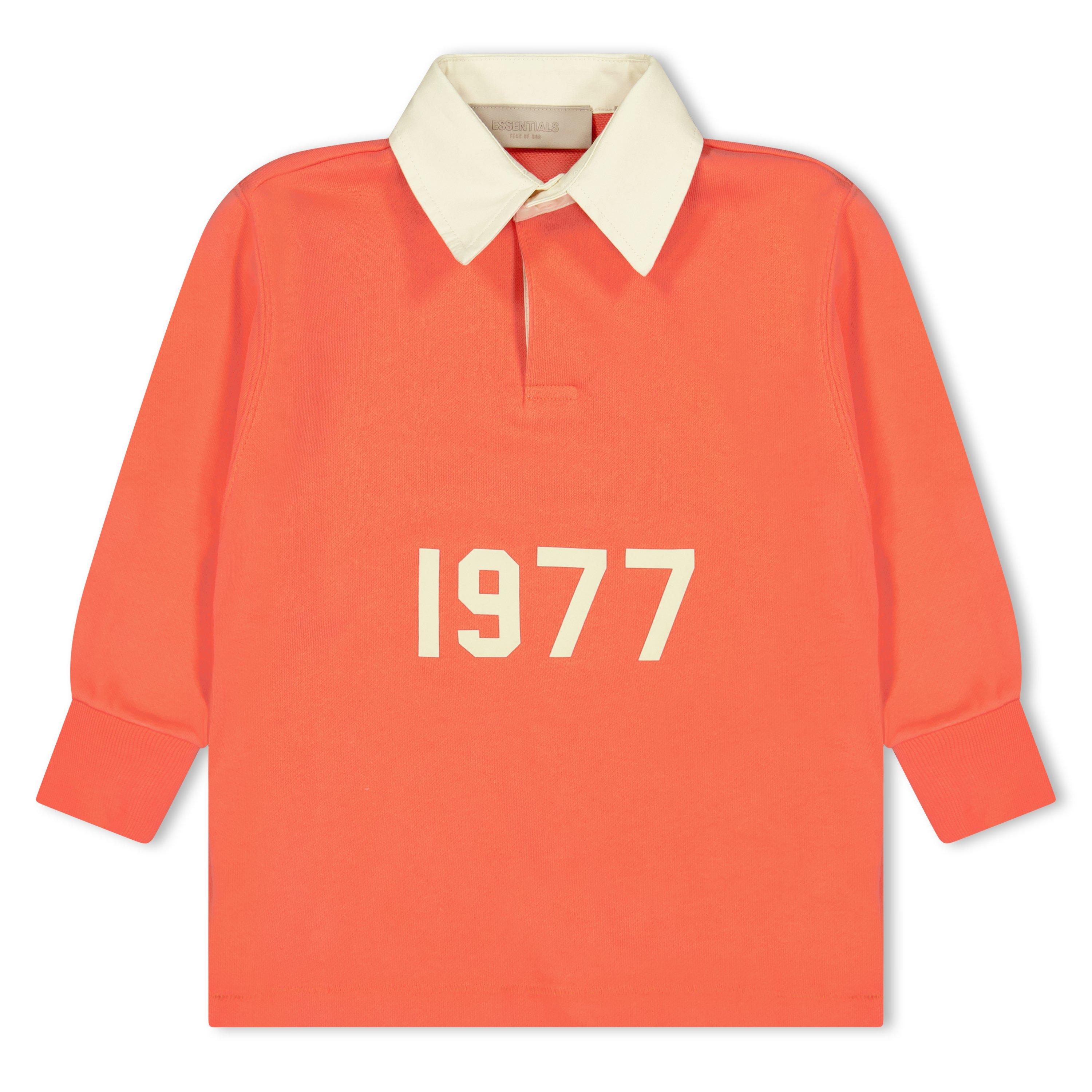 ウェア FOG ESSENTIALS 1977 Henley Rugby Shirt Fear Of God Essentials | Unisex Kids' Henley Rugby Long Sleeve T