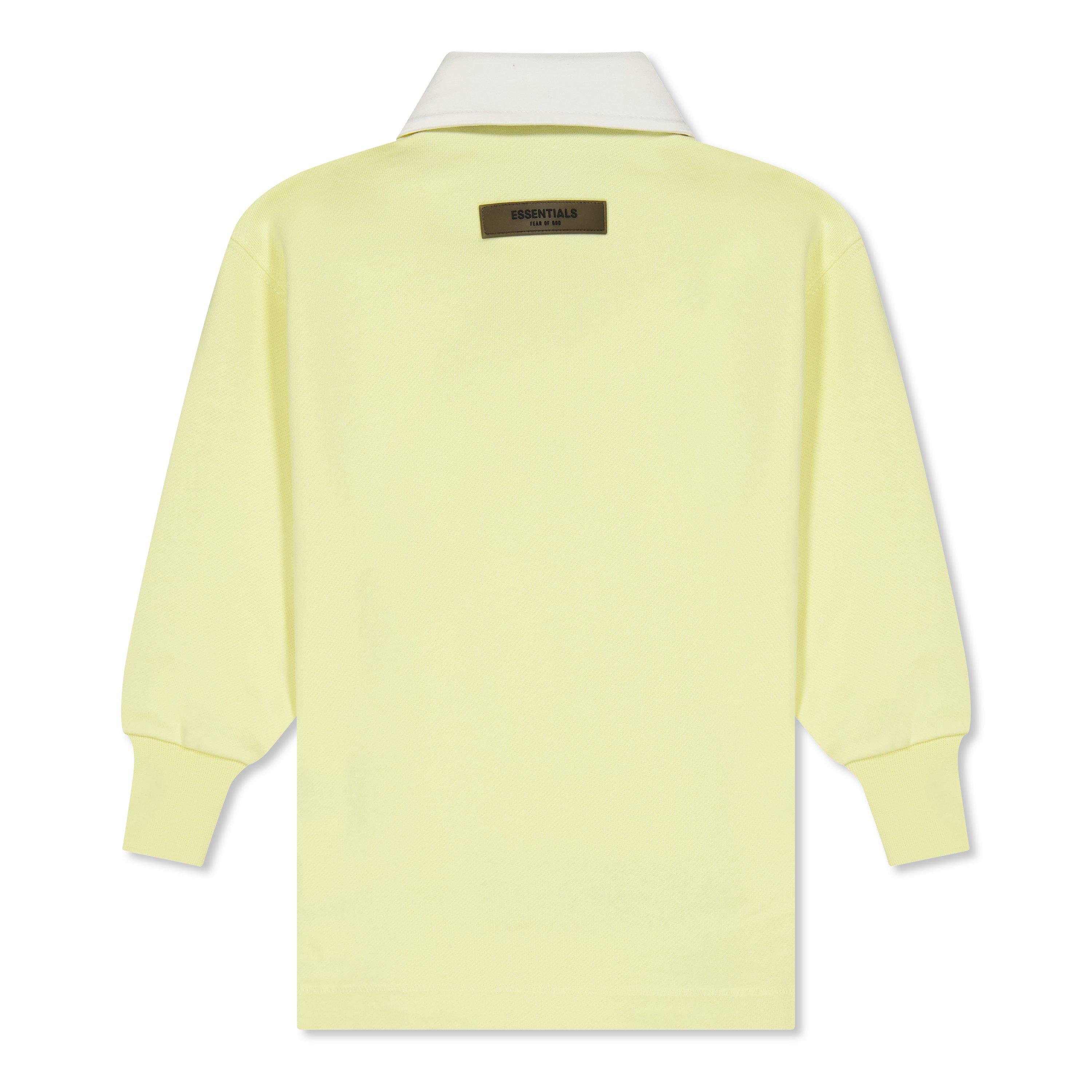 Canary - Fear Of God Essentials - Unisex Kids' Henley Rugby Long Sleeve T-Shirt - 2