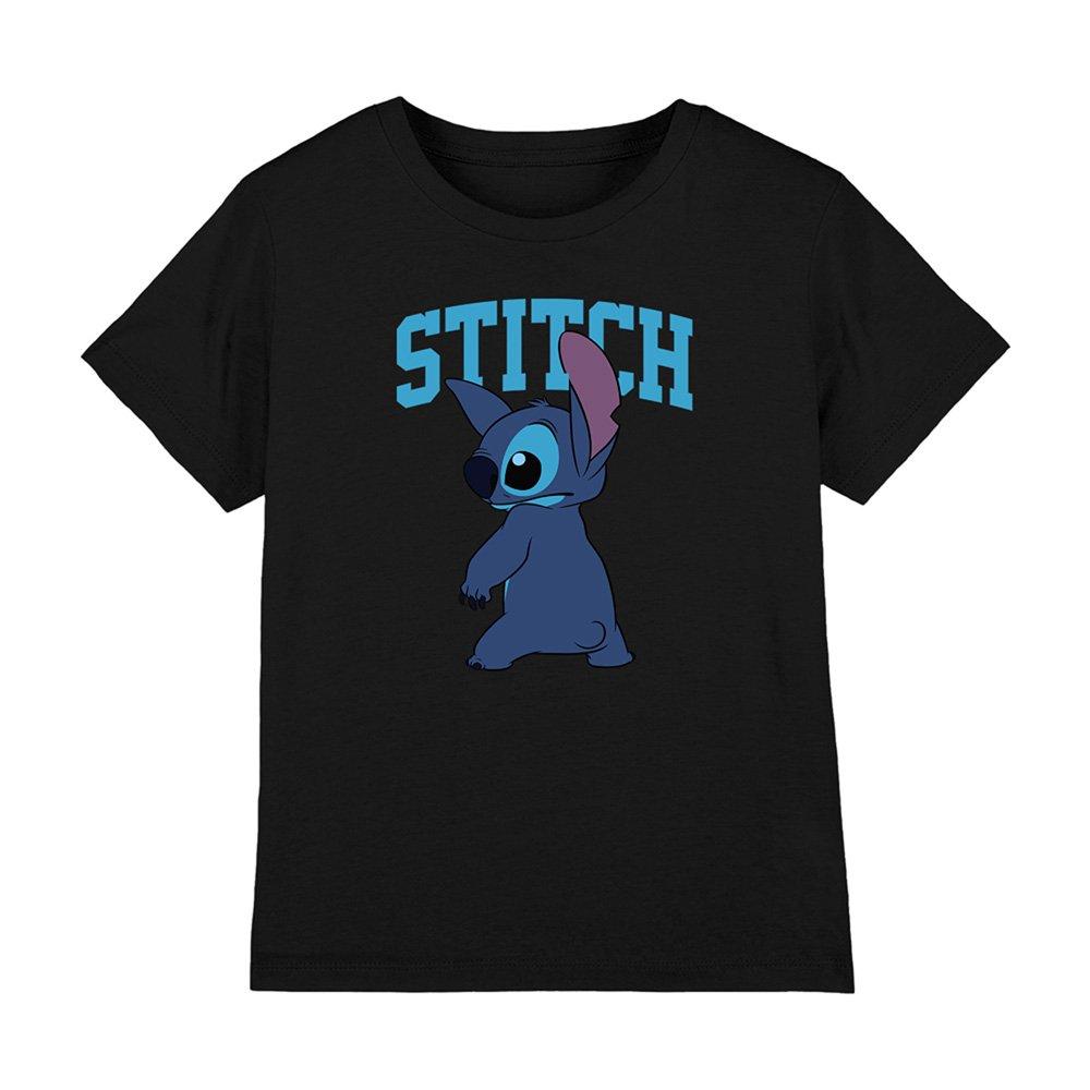 Black - Disney - Lilo & Stitch Classic Pose Kids T-Shirt Black - 1