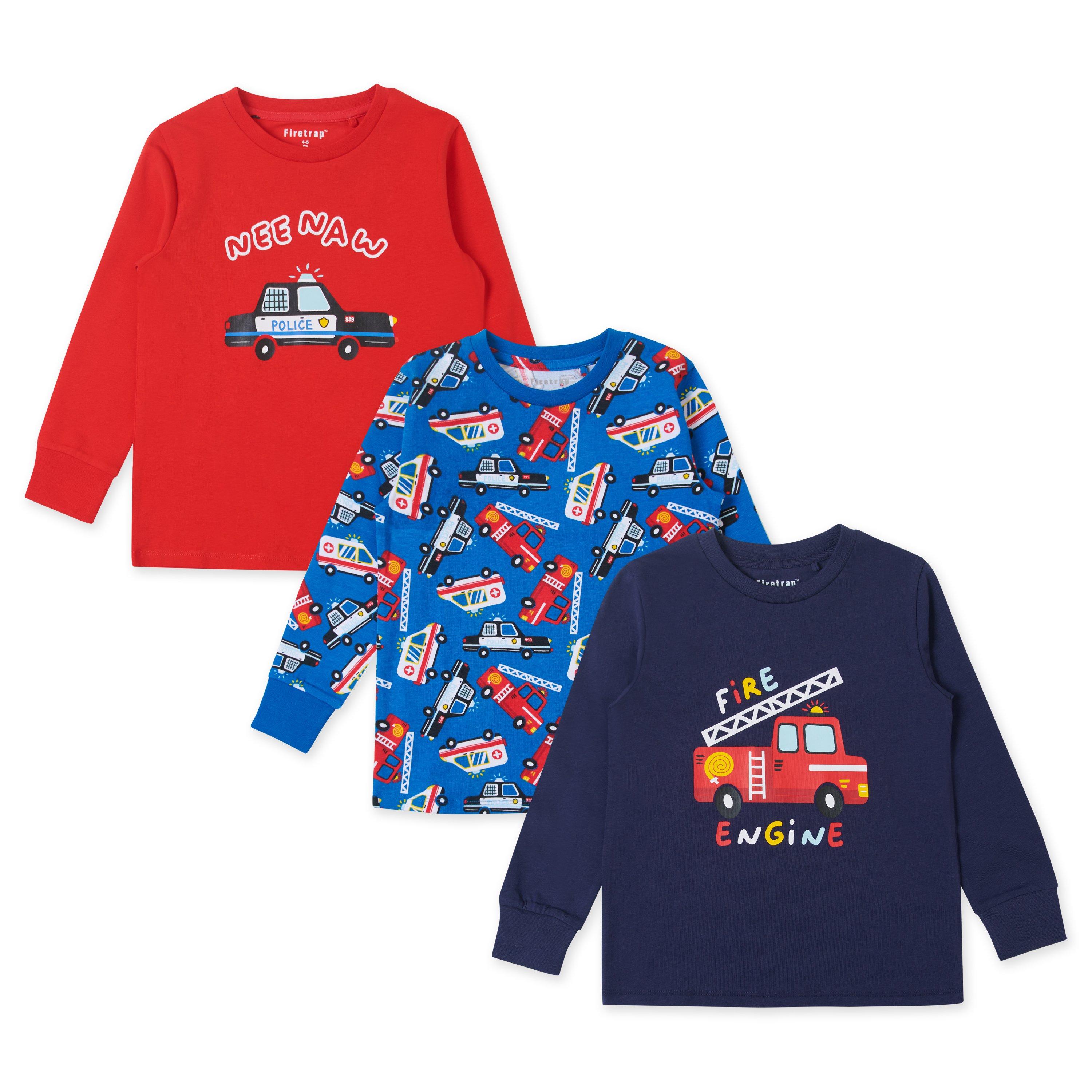 Marineblauw/Multi - Firetrap - Long-Sleeve Pyjama Set - 2