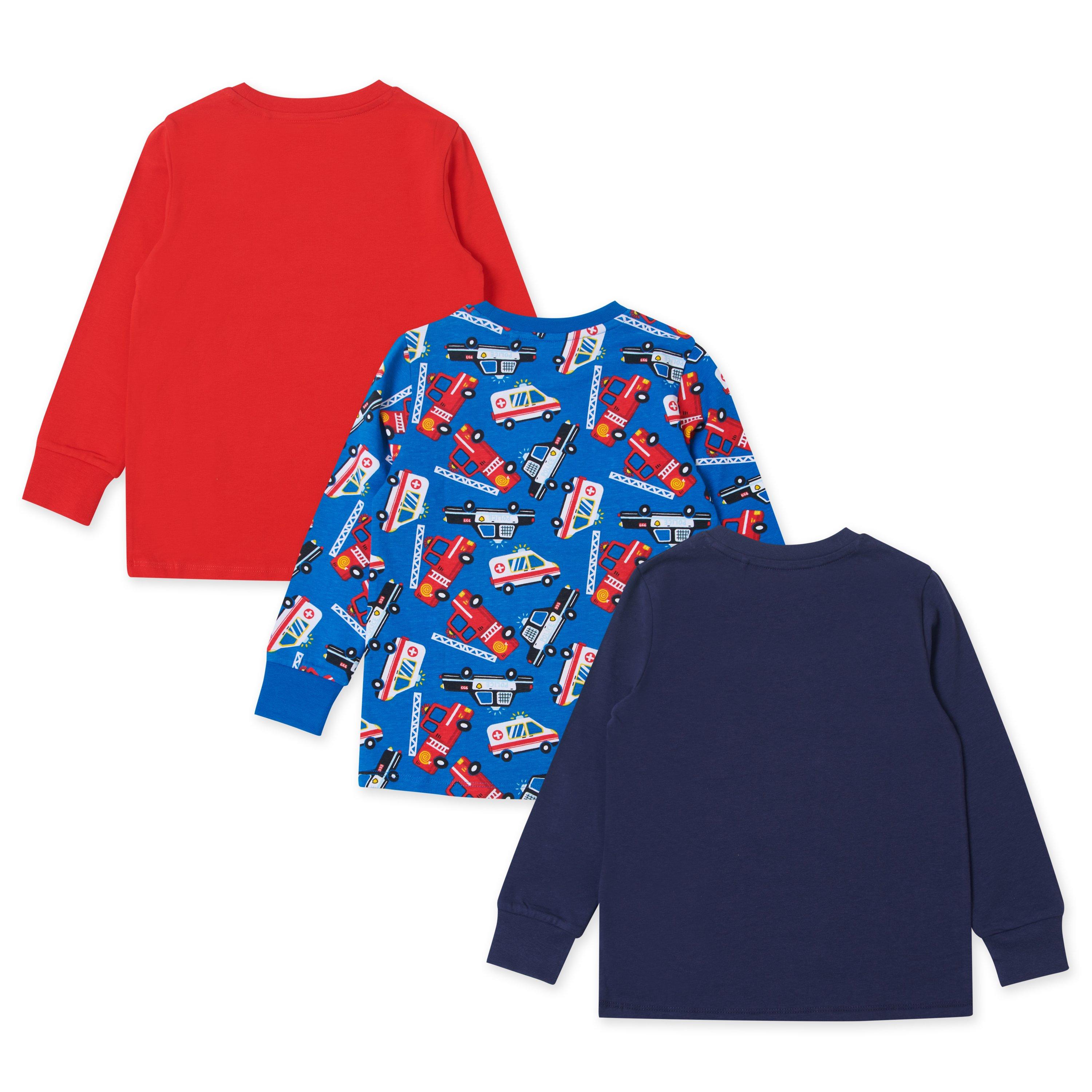 Marineblauw/Multi - Firetrap - Long-Sleeve Pyjama Set - 3