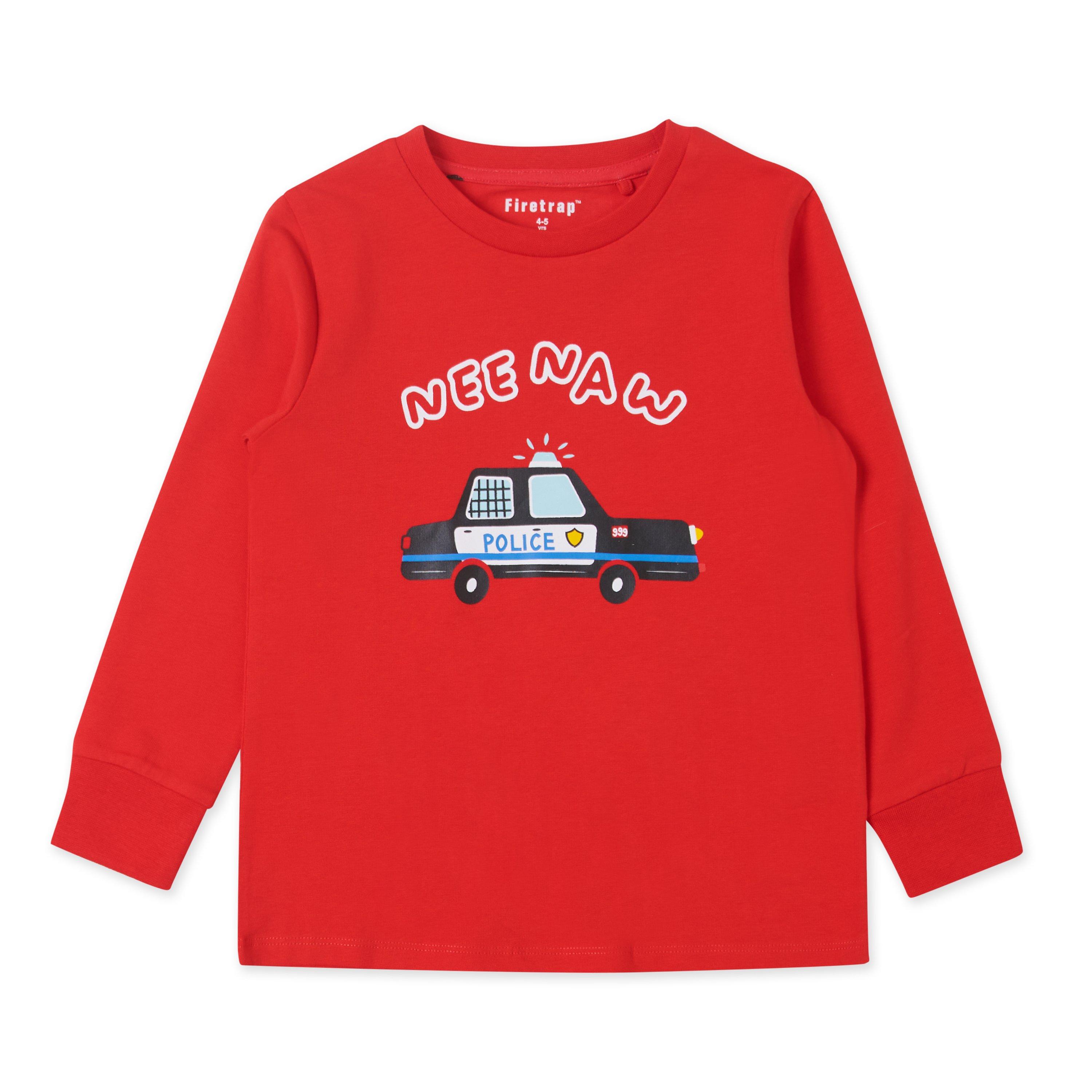 Marineblauw/Multi - Firetrap - Long-Sleeve Pyjama Set - 6