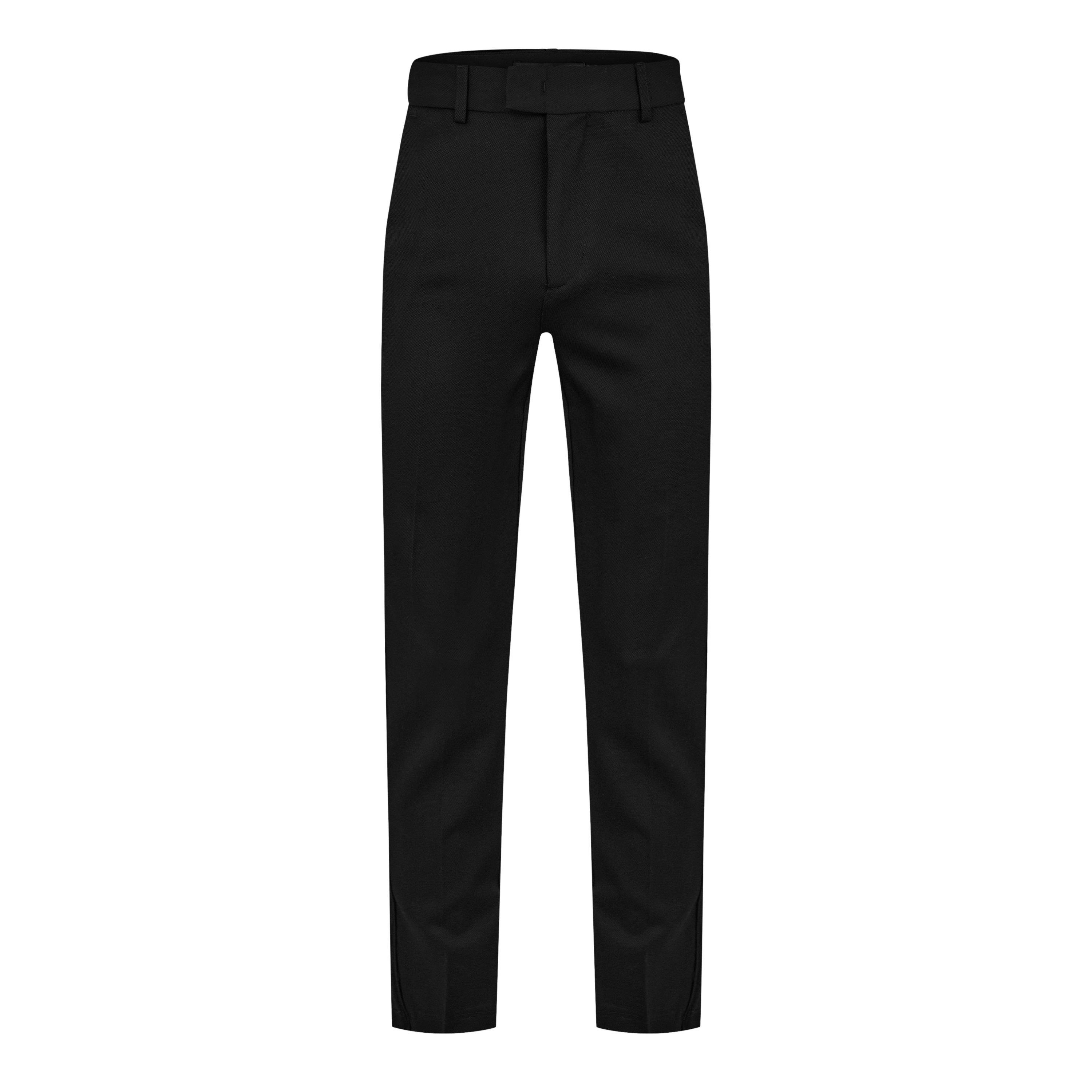 Black - Represent - Men's Rep Split Pant, Stepped Split Hem Trousers - 6