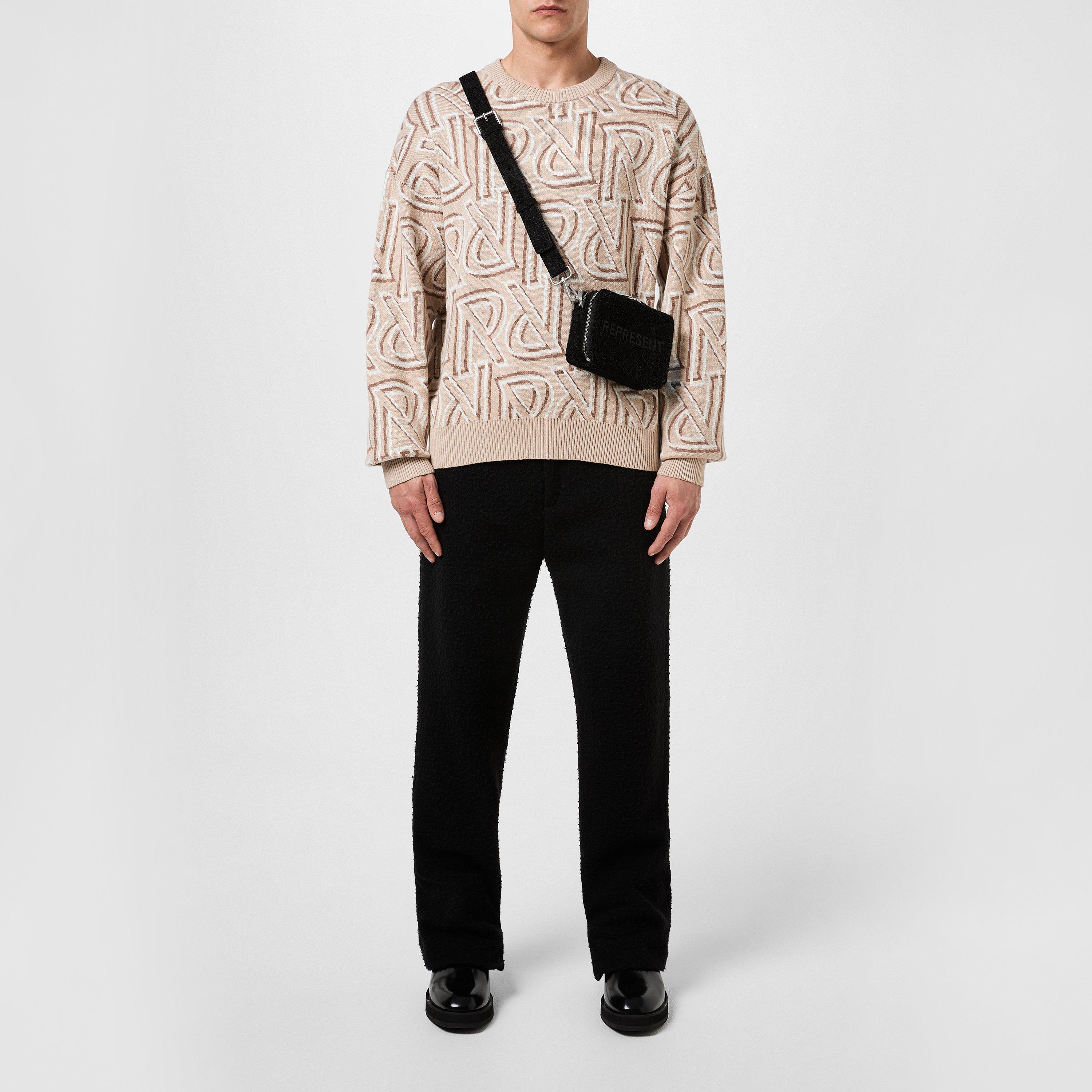 Cashmere - Represent - Men's Rep All-over Monogram Knit Jumper - 4