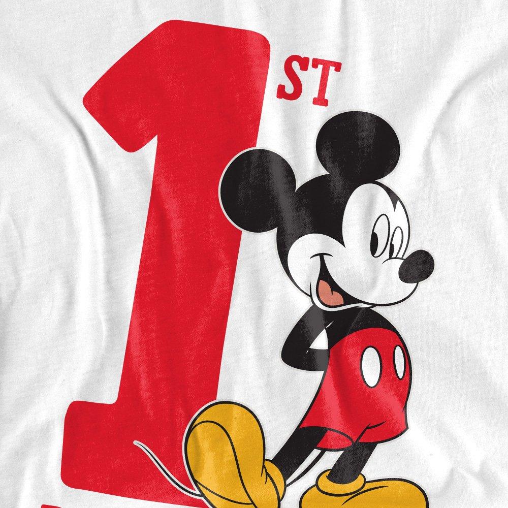 White - Mickey Mouse - Mickey Mouse 1St Birthday Shirt Kids T-Shirt White - 2