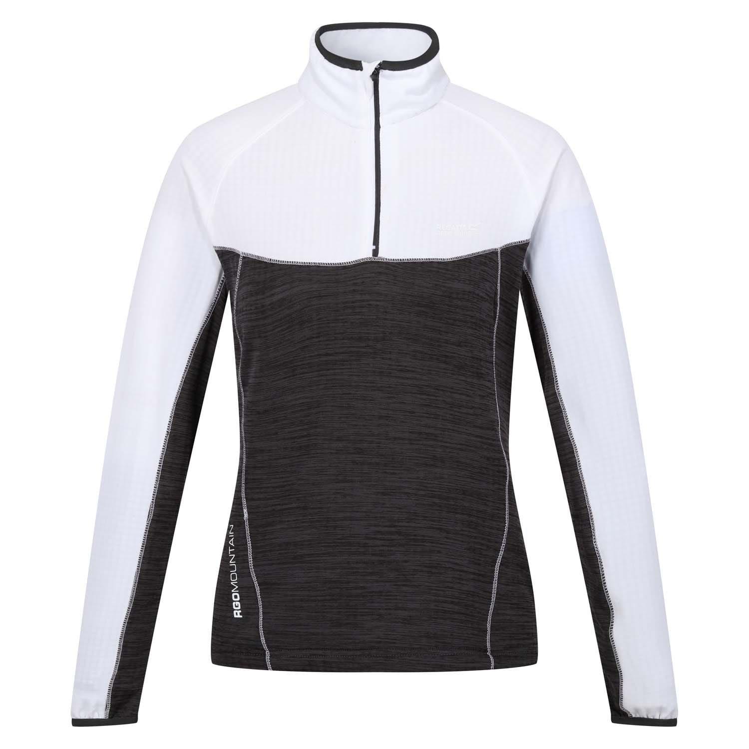 White Grey - Regatta - Hepley Half-Zip Fleece Top - 1