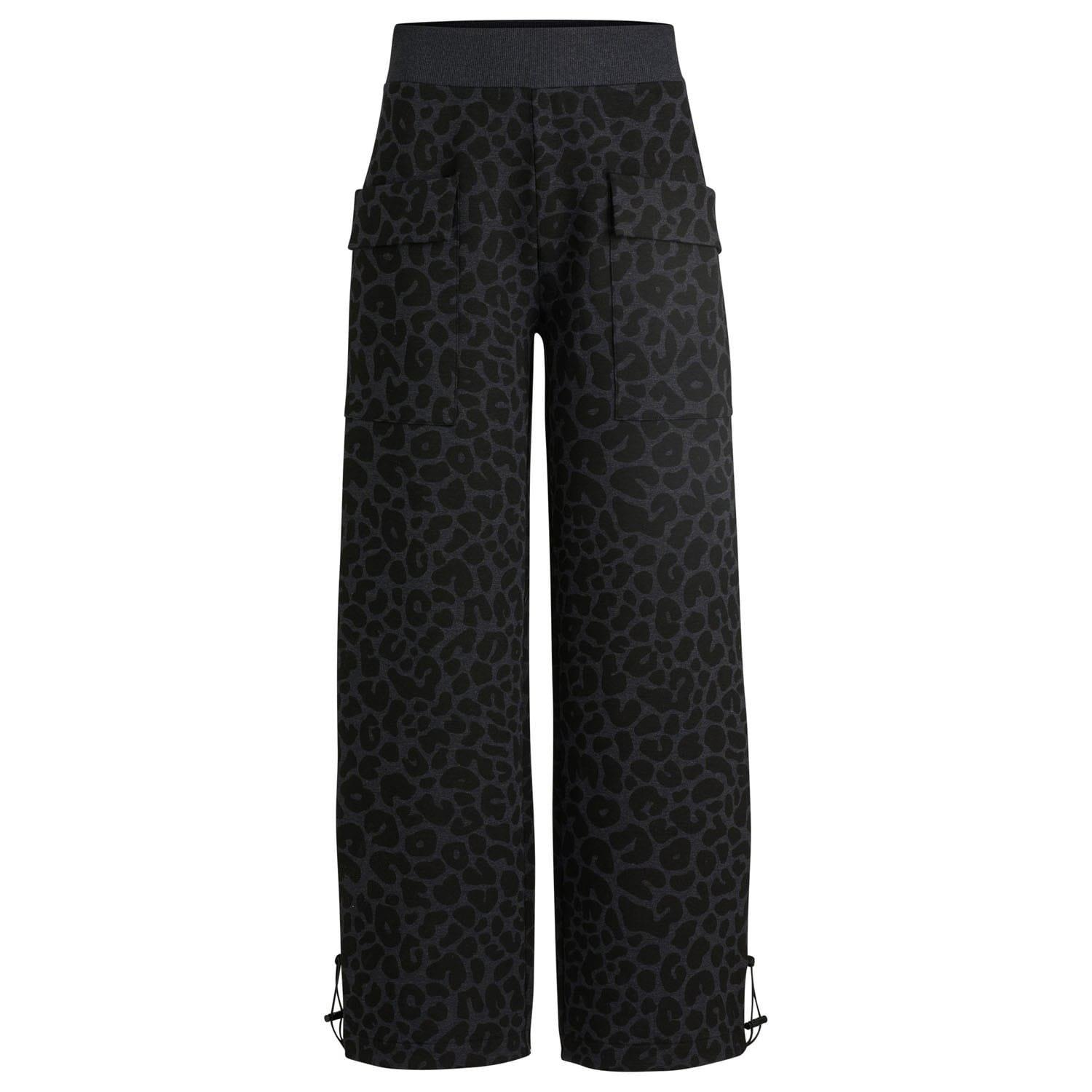 Black - Boss - Naomi X Boss Animal-Print Tracksuit Bottoms - 4