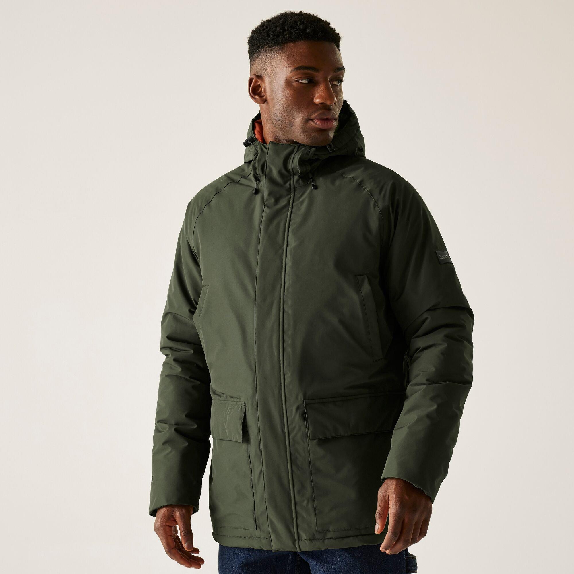 Regatta Men's Savon Isotex 15000 Quilted Insulated Waterproof Jacket - Dark Khaki - S