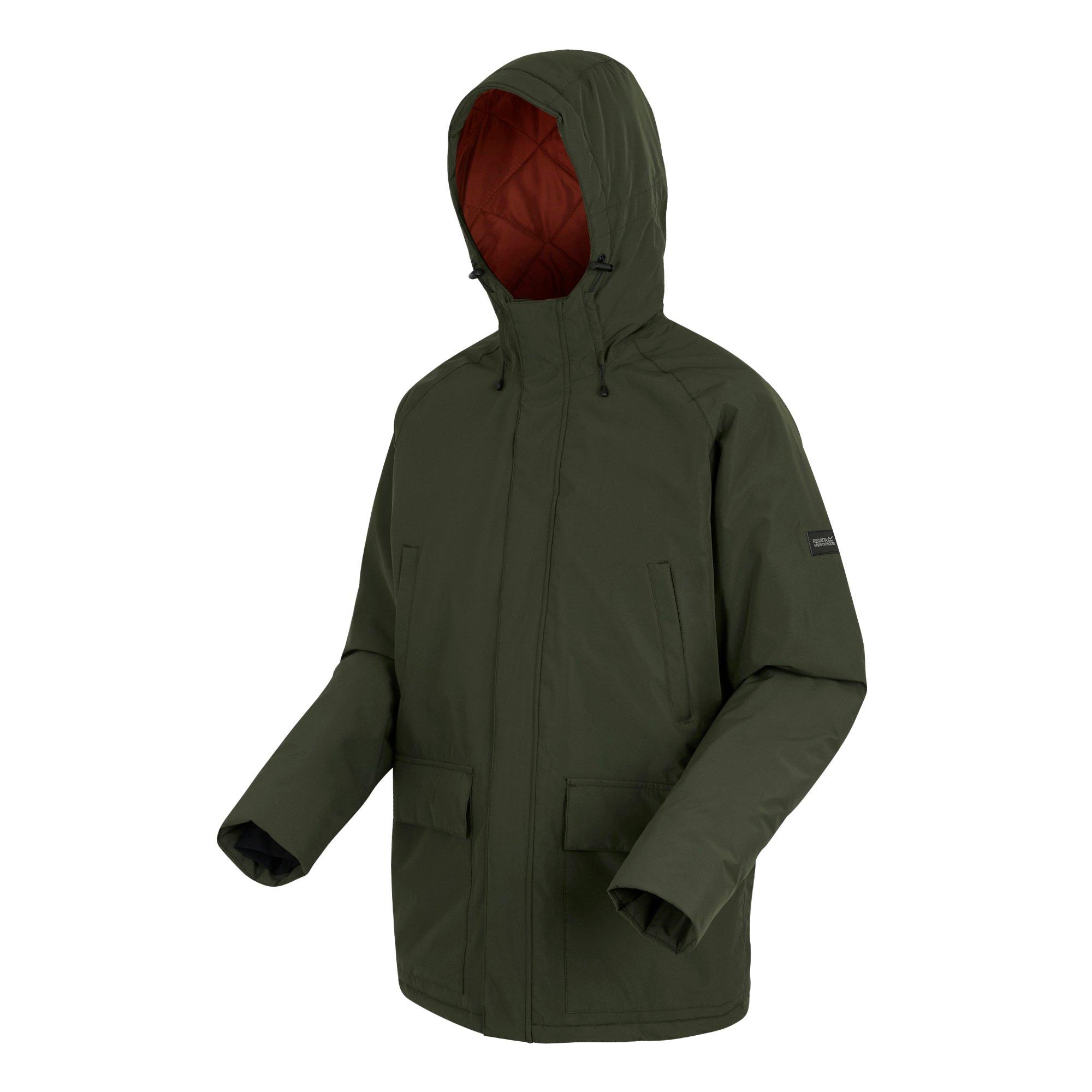 Dark Khaki - Regatta - Men's Savon Isotex 15000 Quilted Insulated Waterproof Jacket - 11
