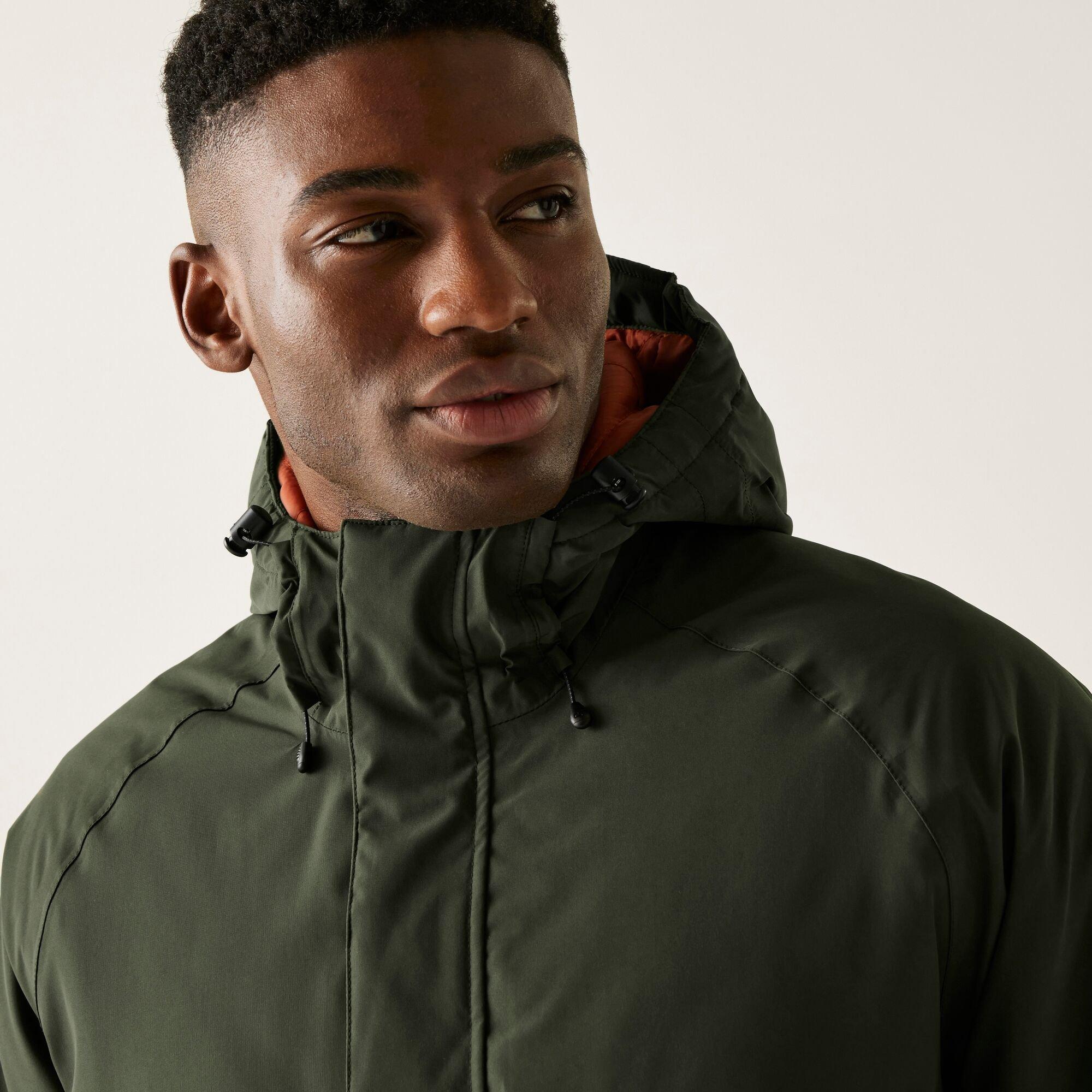 Dark Khaki - Regatta - Men's Savon Isotex 15000 Quilted Insulated Waterproof Jacket - 7