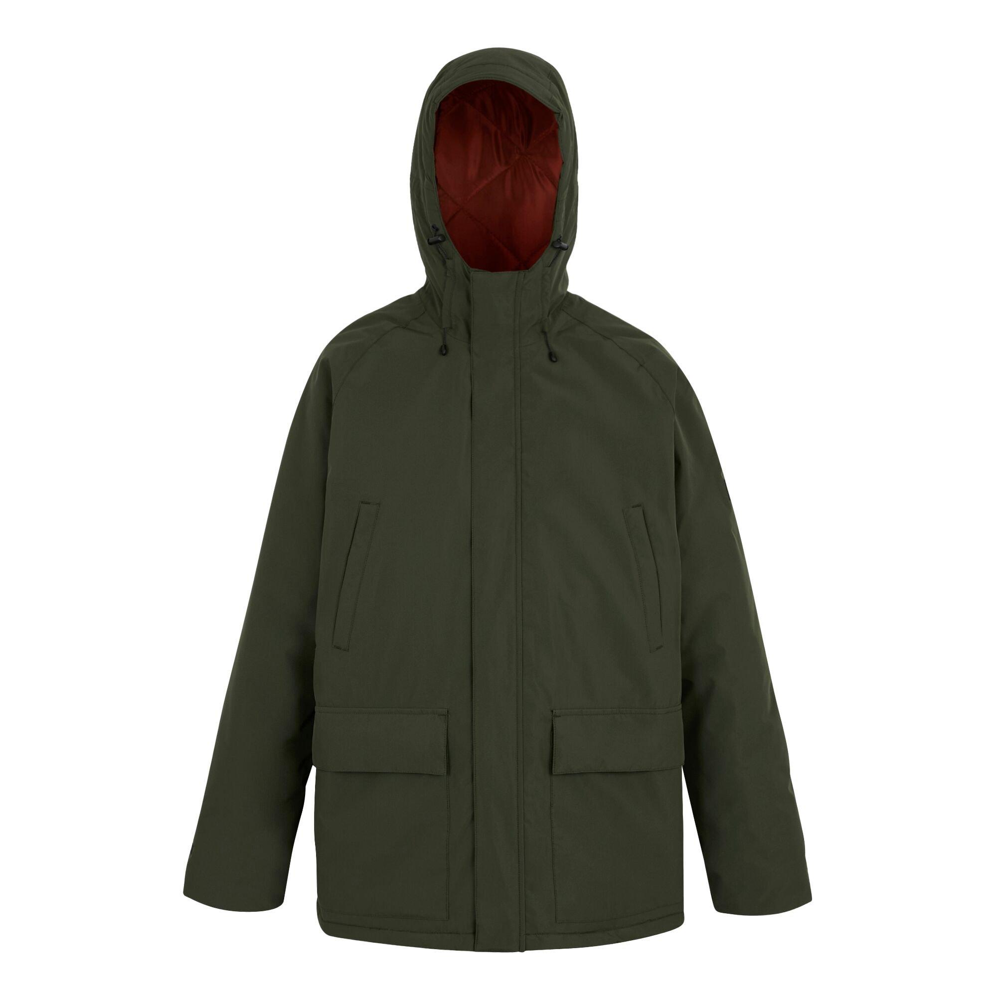 Dark Khaki - Regatta - Men's Savon Isotex 15000 Quilted Insulated Waterproof Jacket - 9