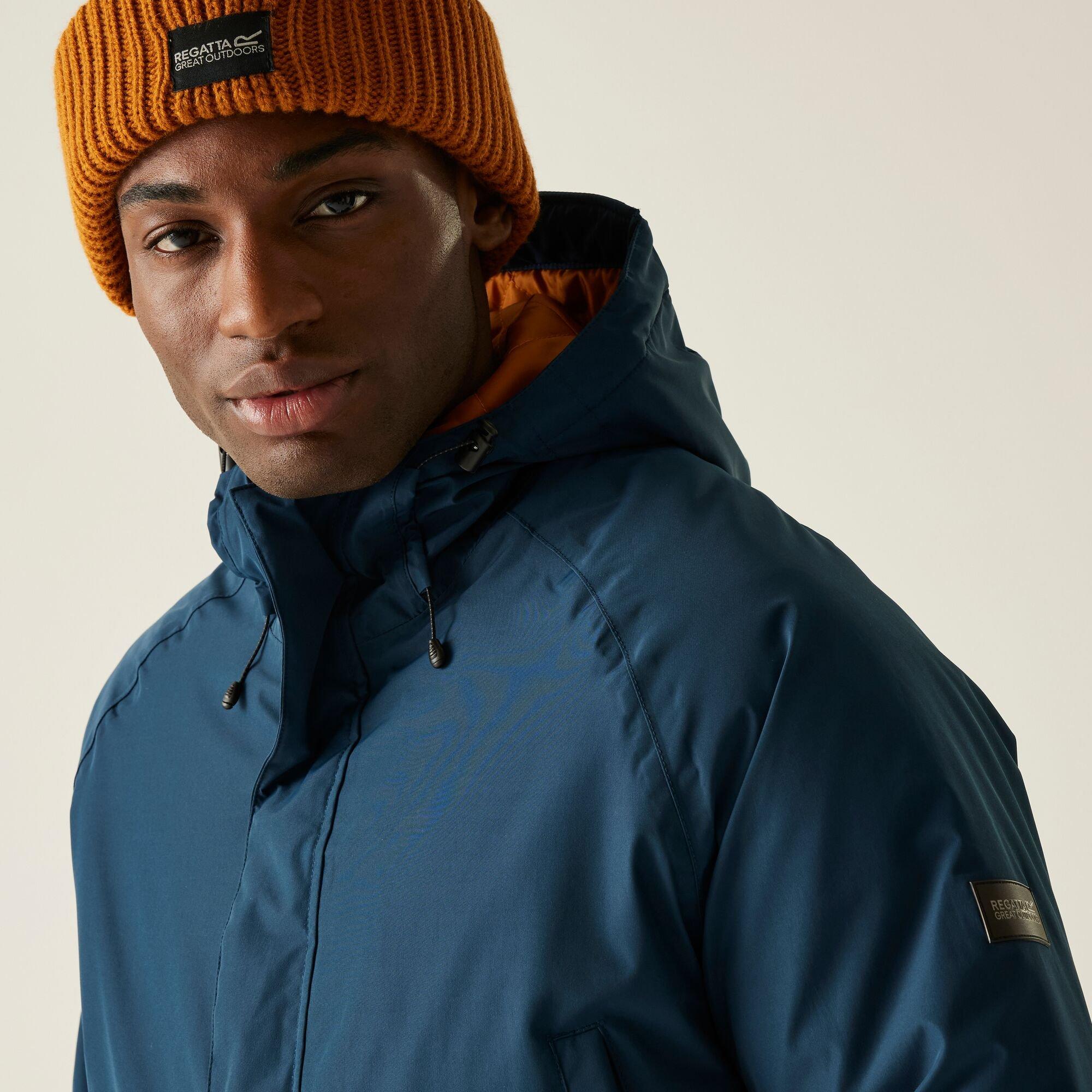 Navy Blue - Regatta - Men's Savon Isotex 15000 Quilted Insulated Waterproof Jacket - 7