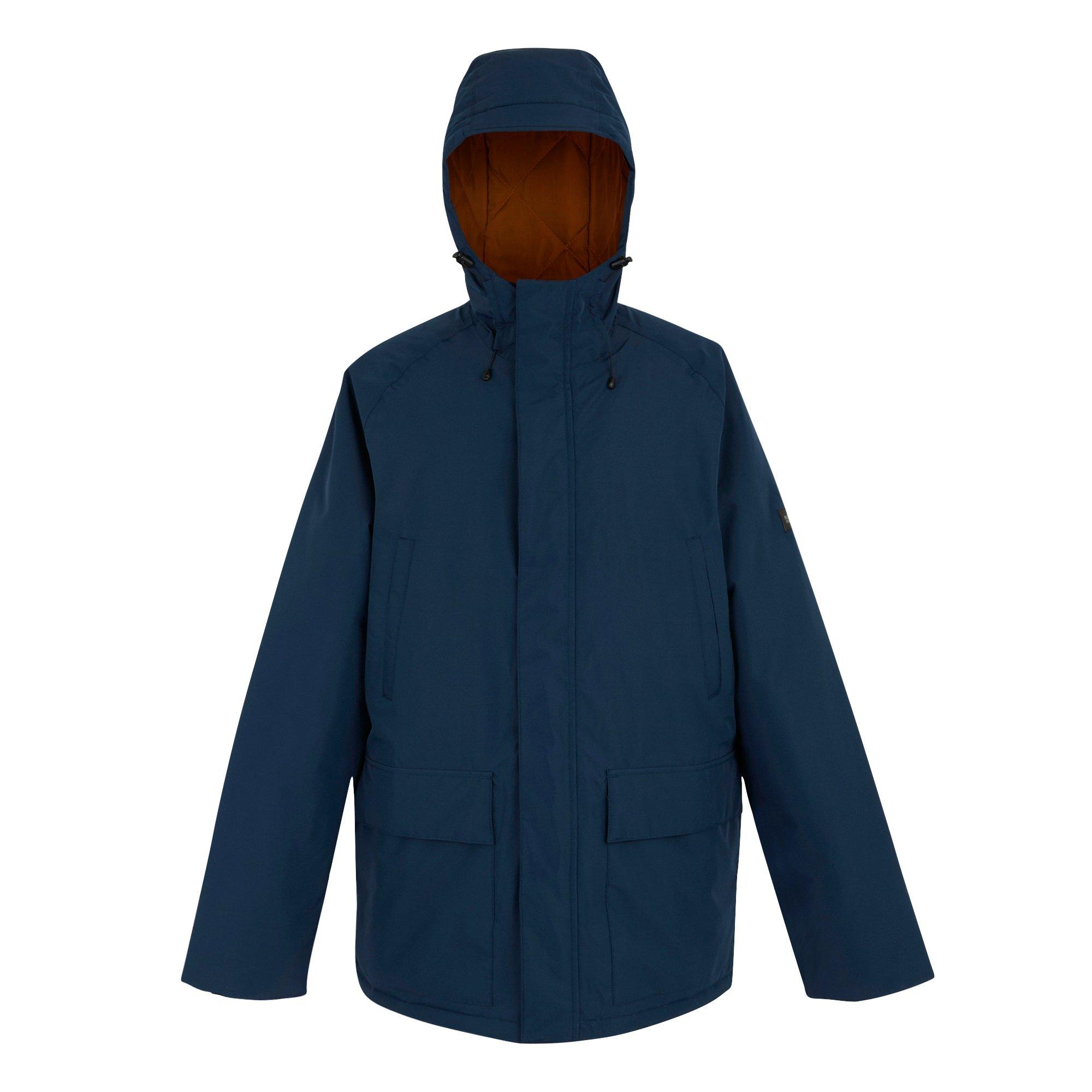 Navy Blue - Regatta - Men's Savon Isotex 15000 Quilted Insulated Waterproof Jacket - 9