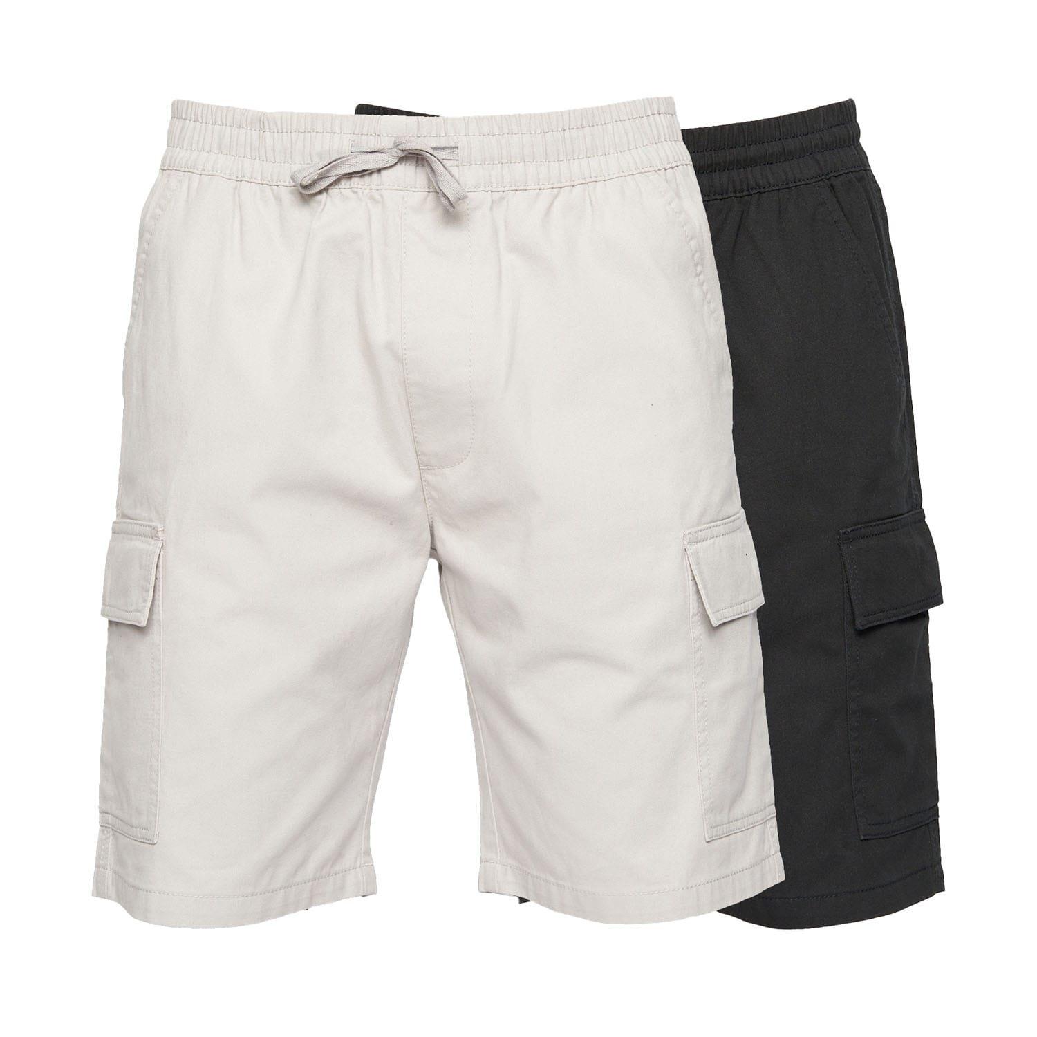 Multi Colour - Crosshatch - 2 Pack of Kathos Cargo Shorts - 1