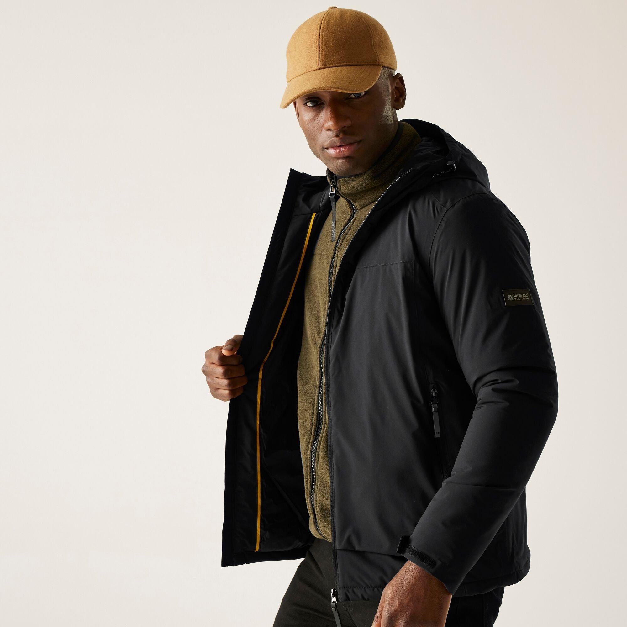 Black - Regatta - Men's Winsar Waterproof Insulated Jacket - 4